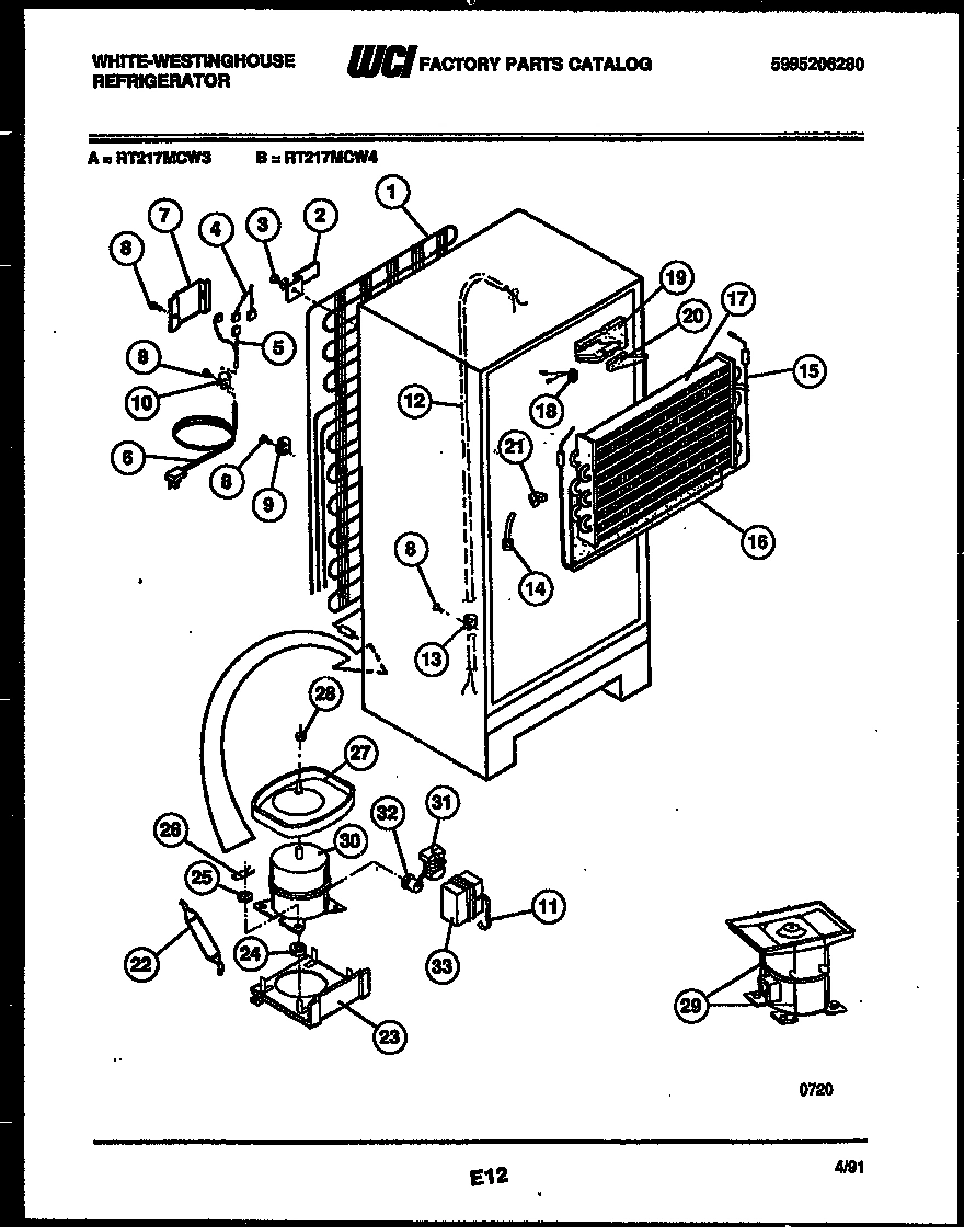 05 - SYSTEM AND AUTOMATIC DEFROST PARTS