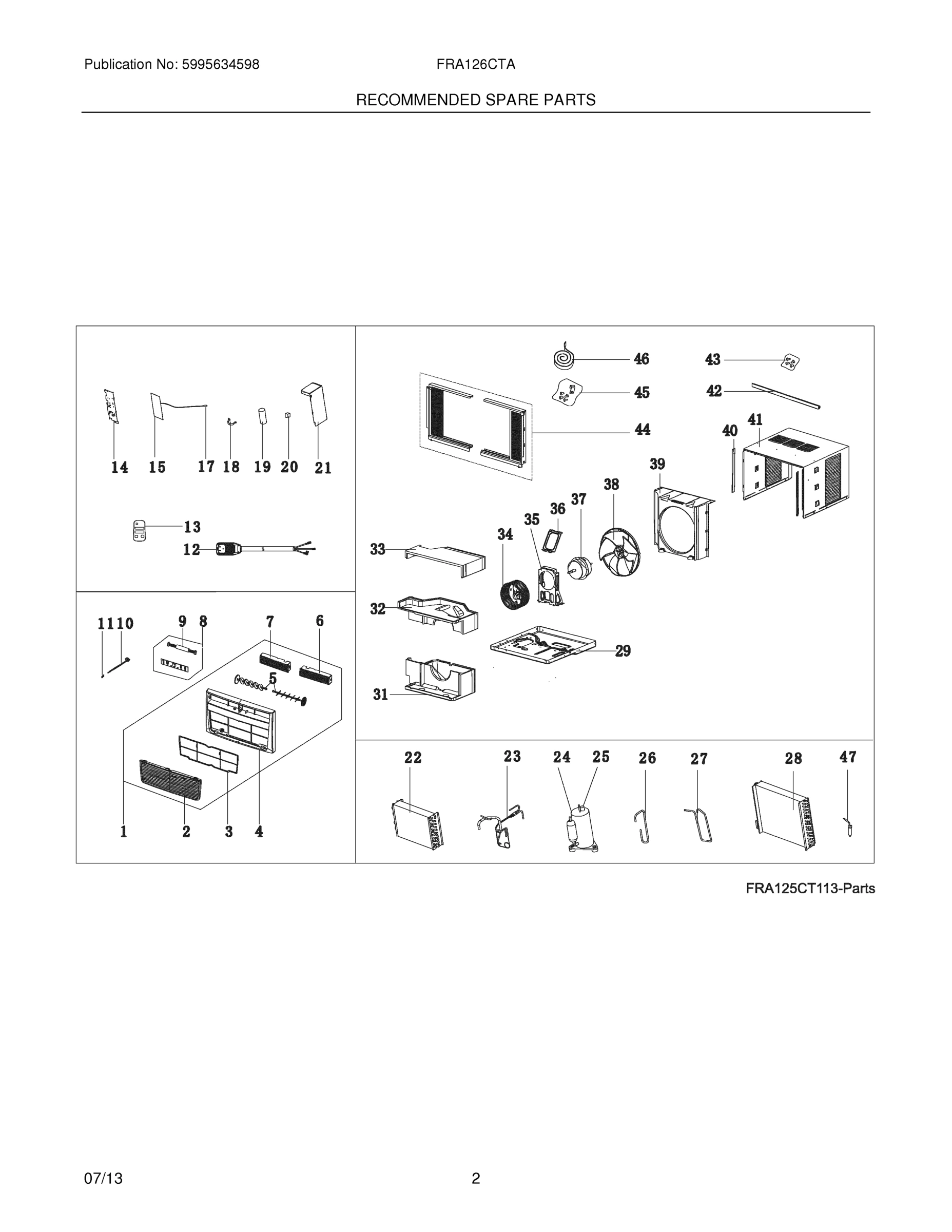03 - RECOMMENDED SPARE PARTS