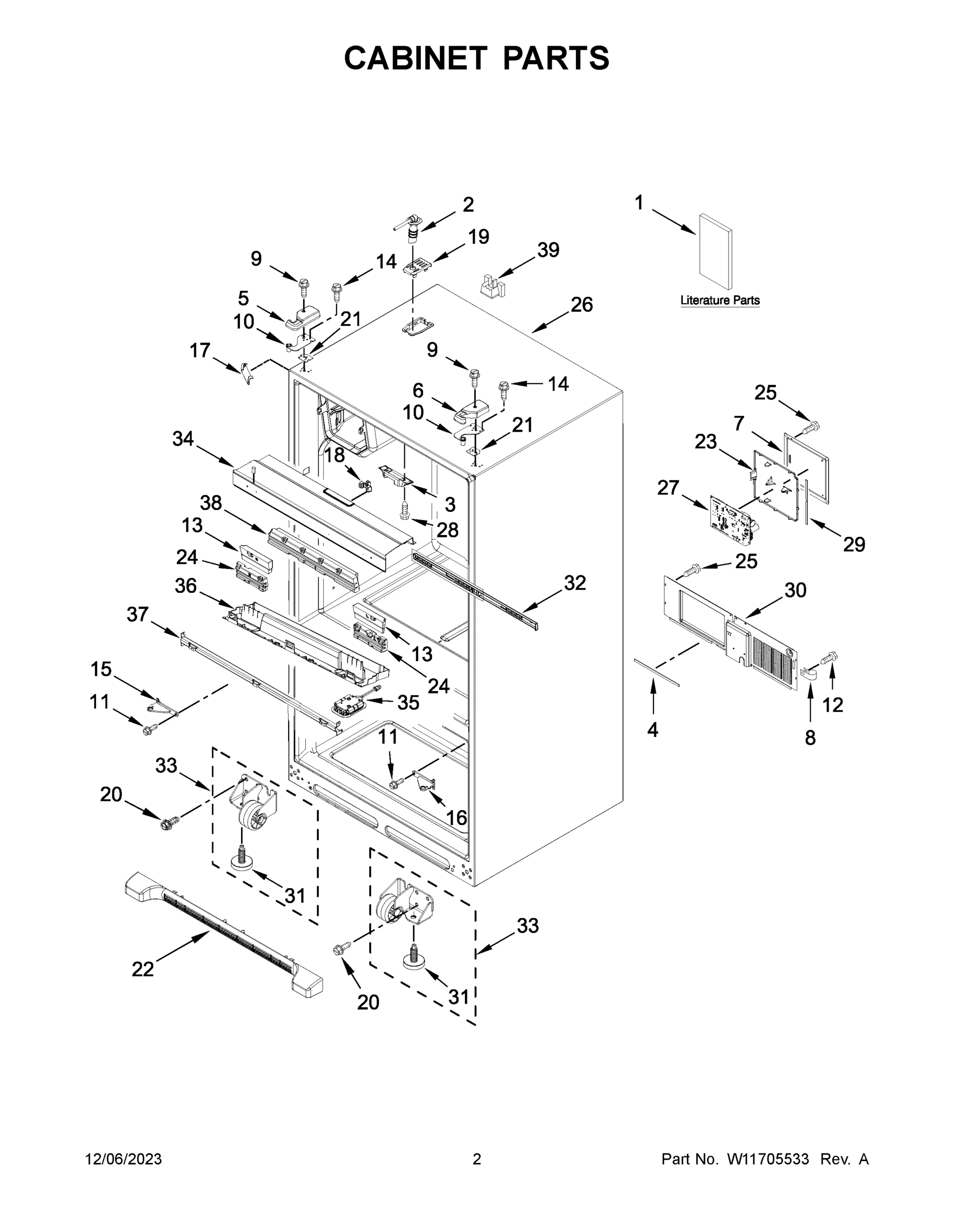 02 - CABINET PARTS