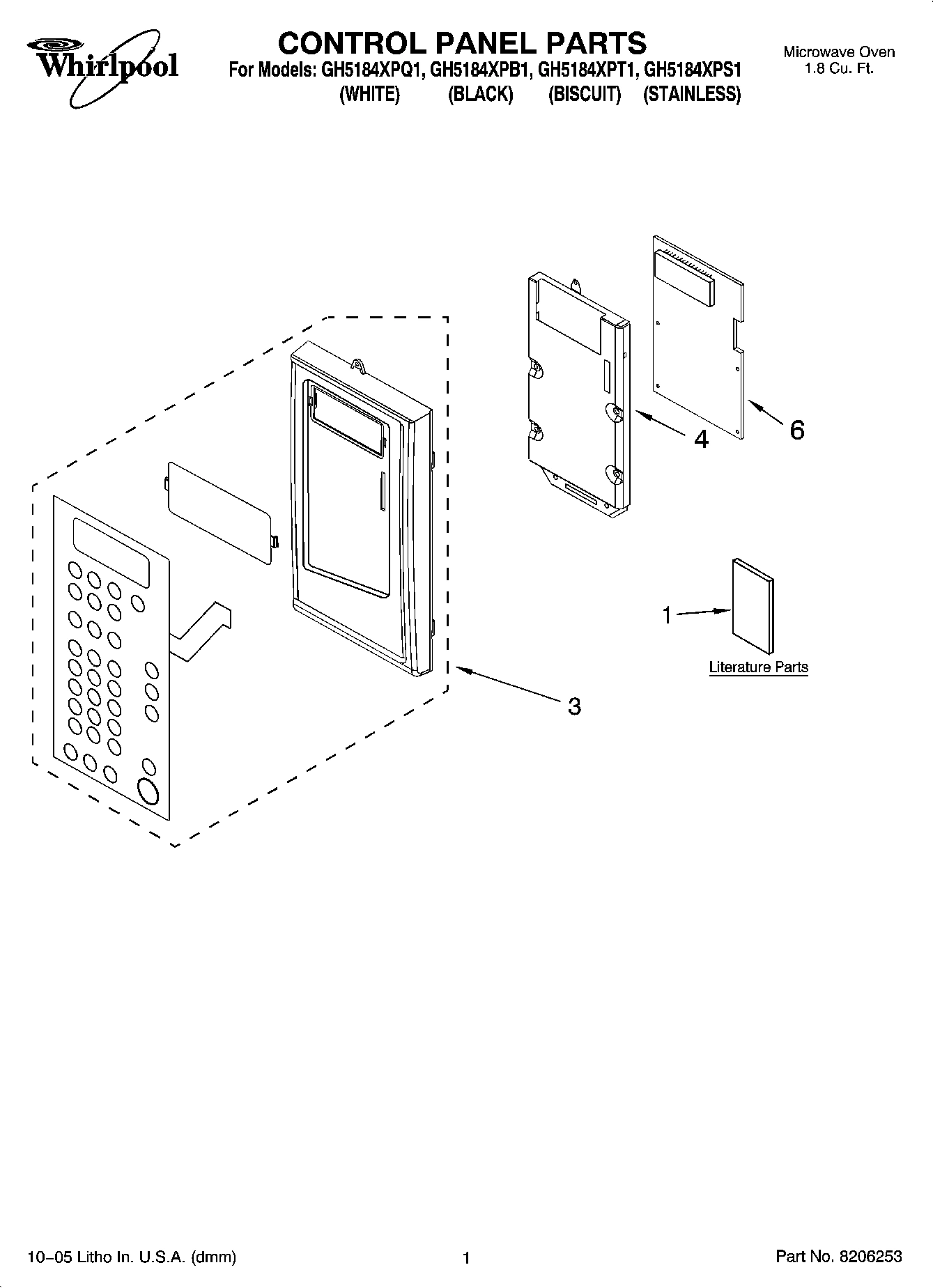 01 - CONTROL PANEL PARTS