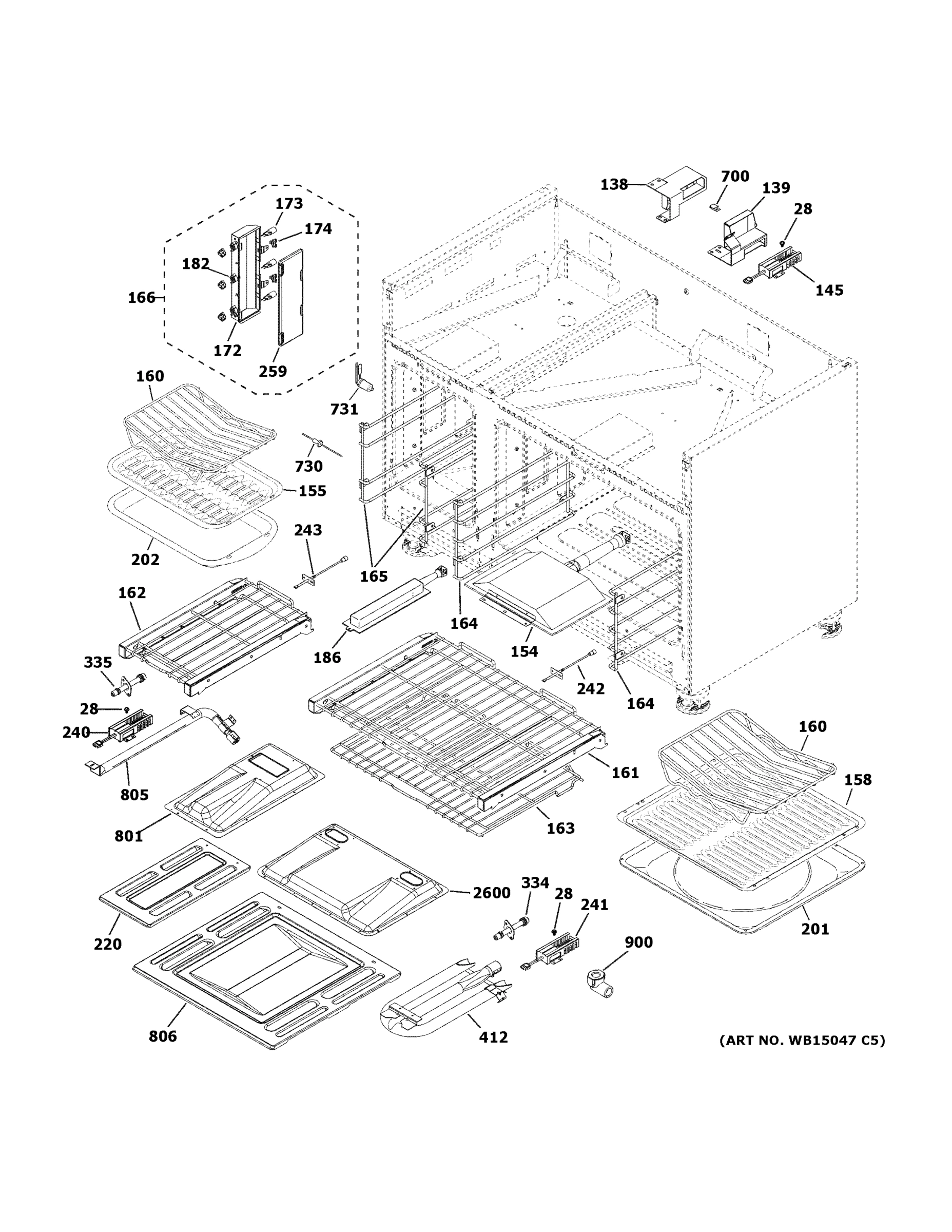 OVEN CAVITY PARTS