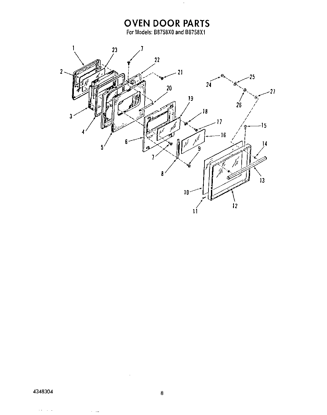 05 - OVEN DOOR, LIT/OPTIONAL