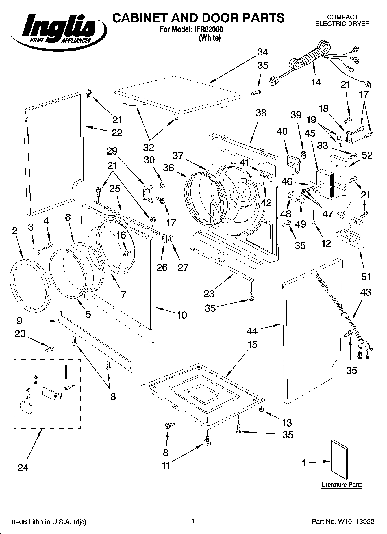 01 - CABINET AND DOOR PARTS