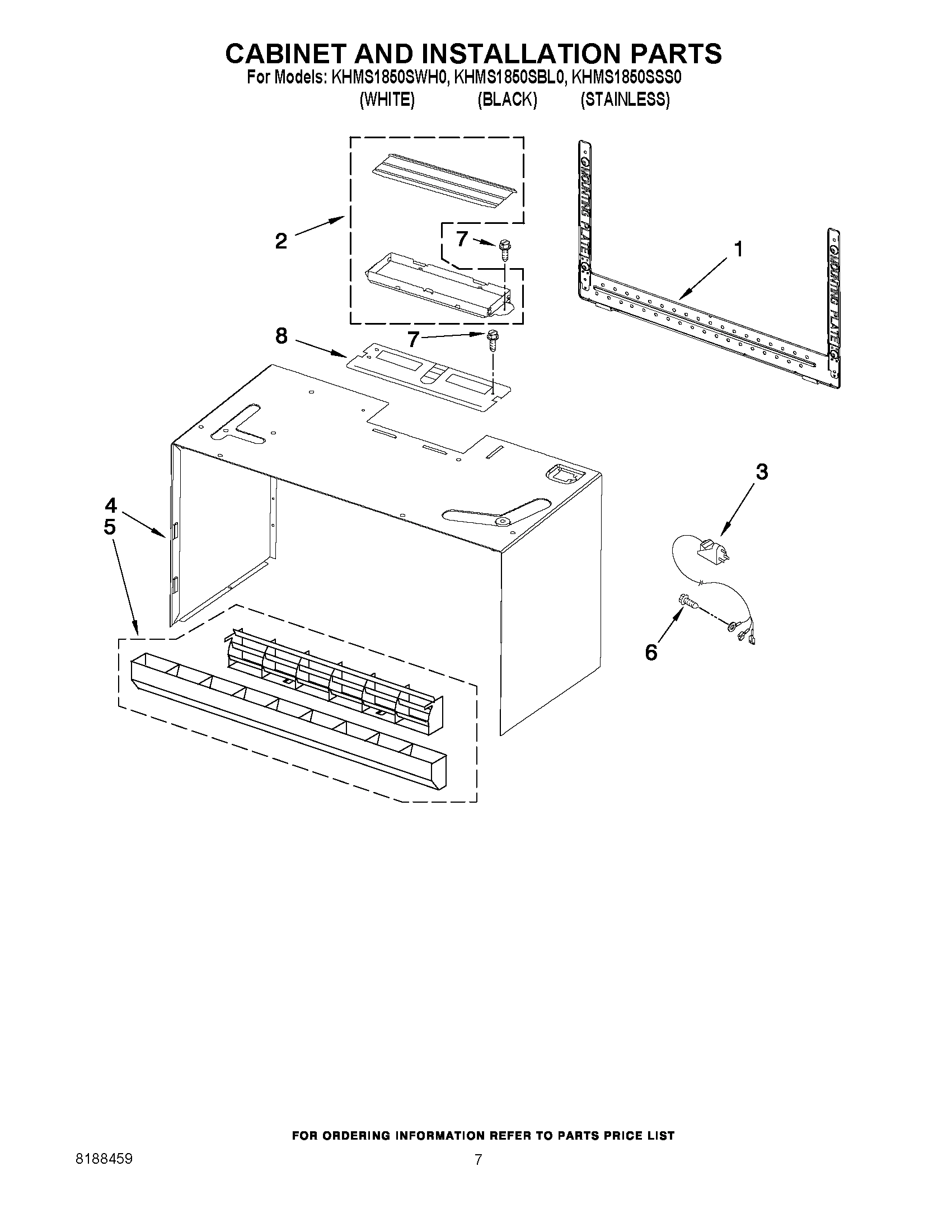 06 - CABINET AND INSTALLATION PARTS