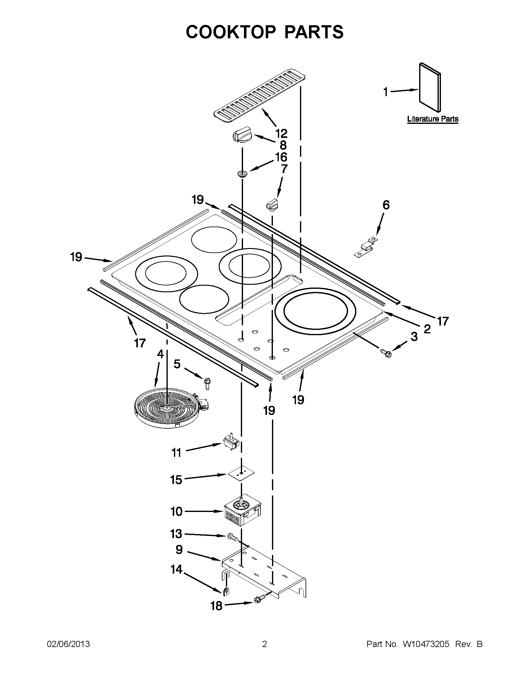 01 - COOKTOP PARTS