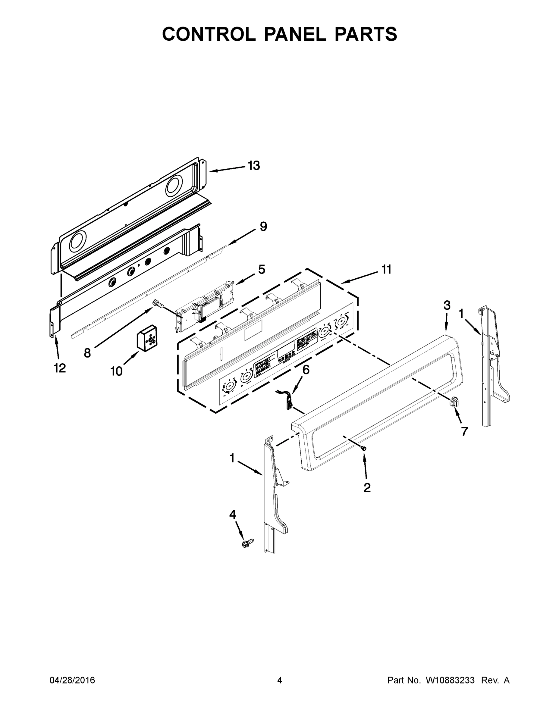03 - CONTROL PANEL PARTS