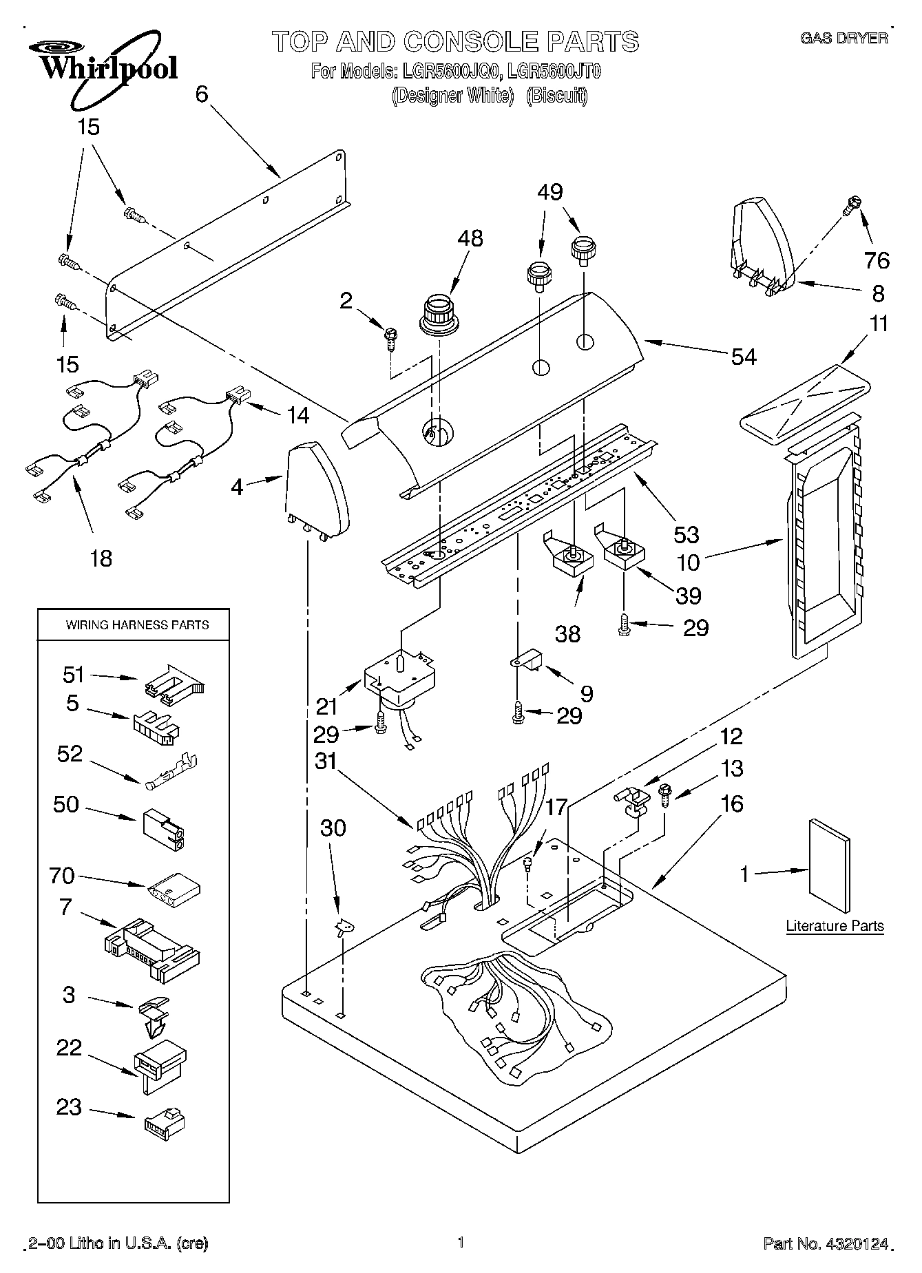 01 - TOP AND CONSOLE, LITERATURE