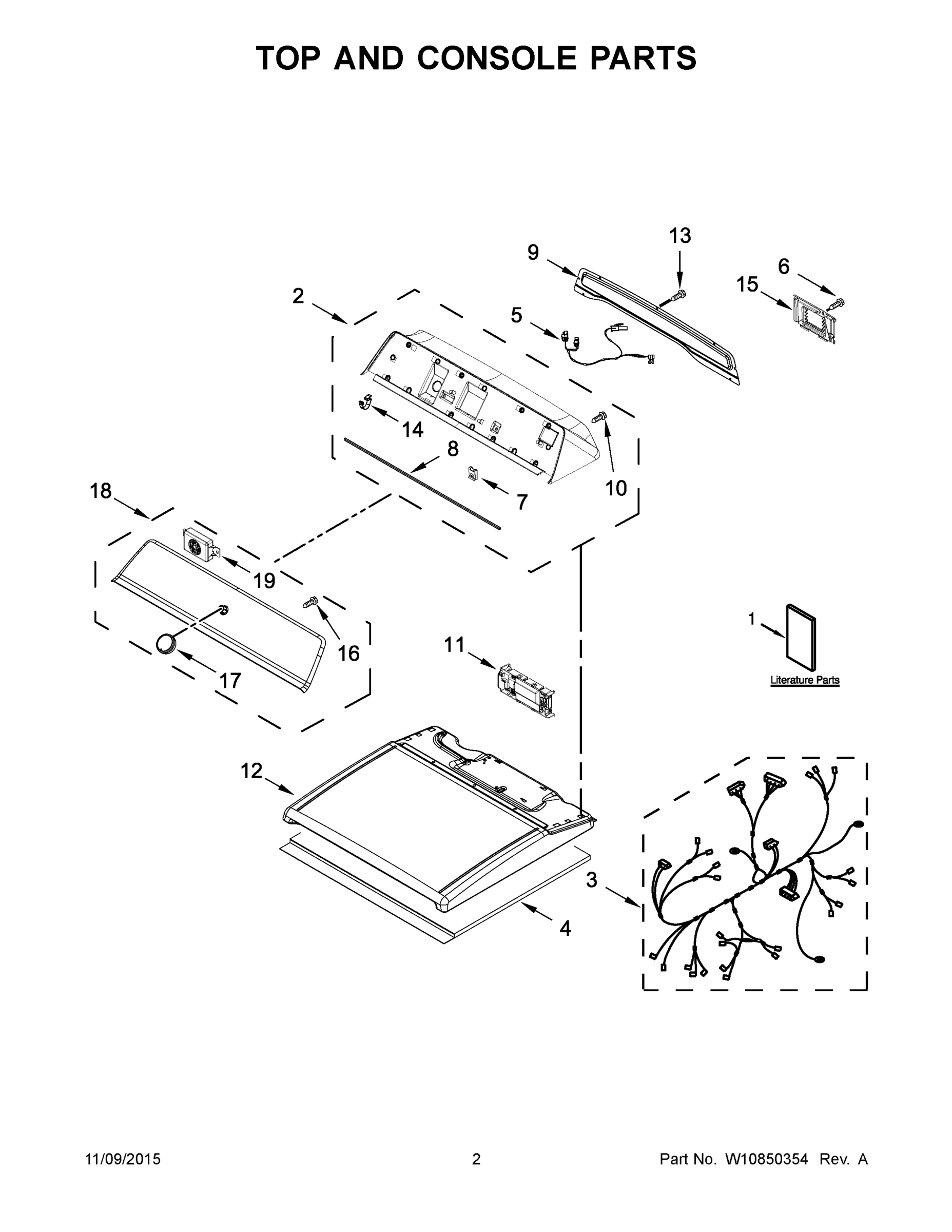 02 - TOP AND CONSOLE PARTS