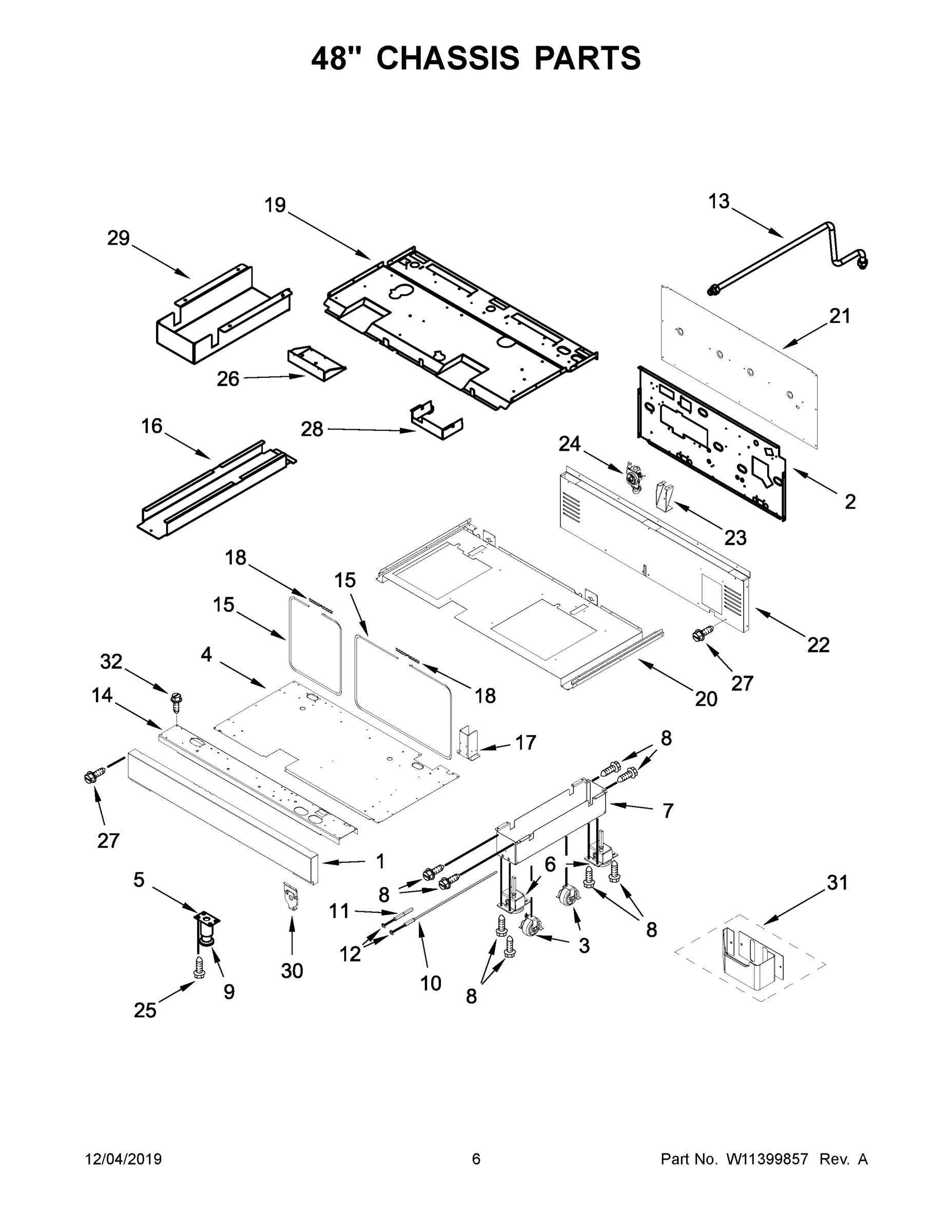 04 - 48" CHASSIS PARTS