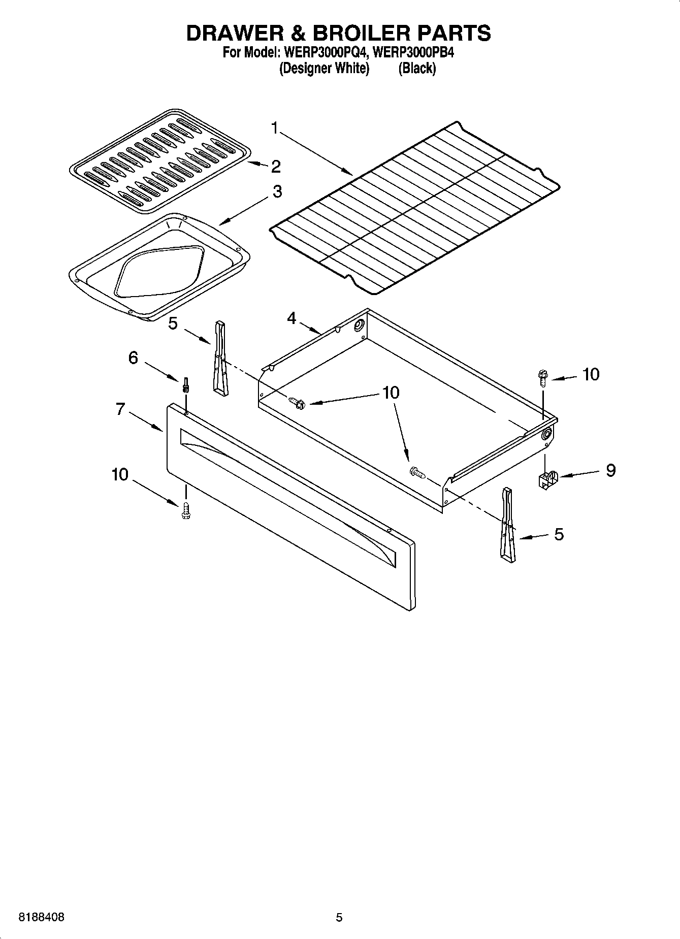 04 - DRAWER & BROILER PARTS