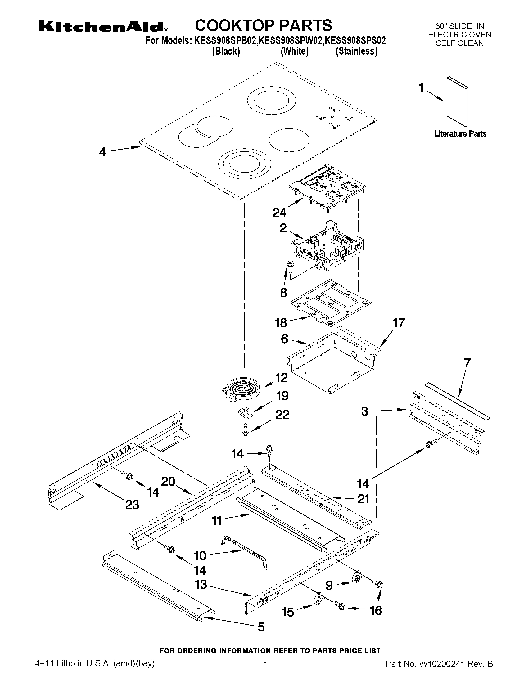 01 - COOKTOP PARTS
