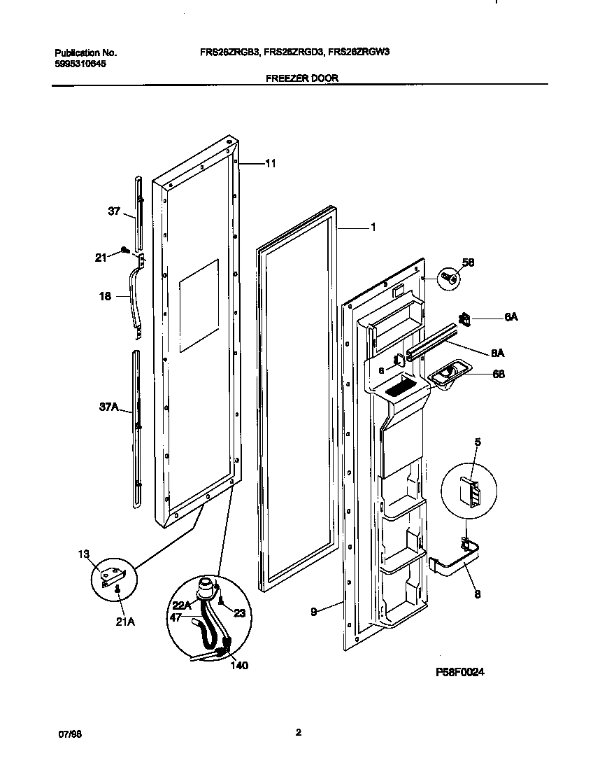 02 - FREEZER DOOR