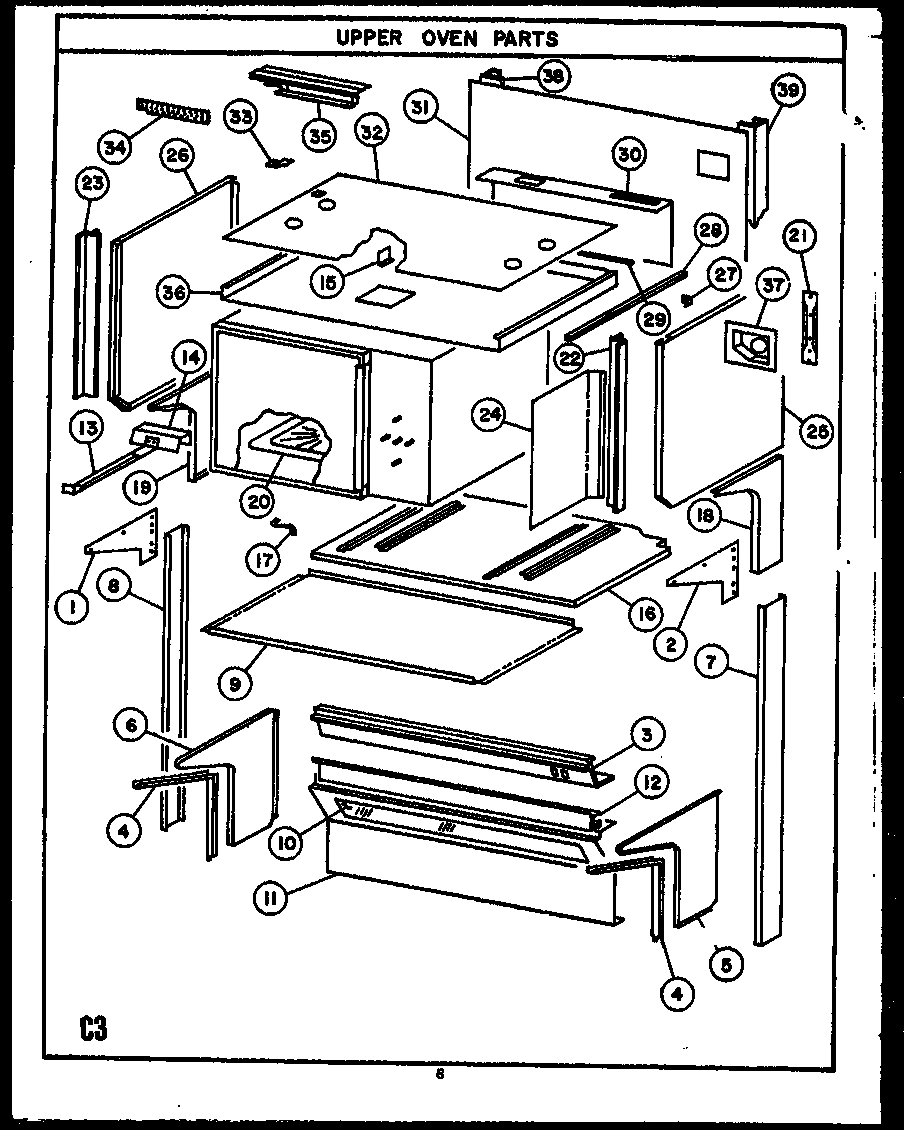 11 - UPPER OVEN PARTS