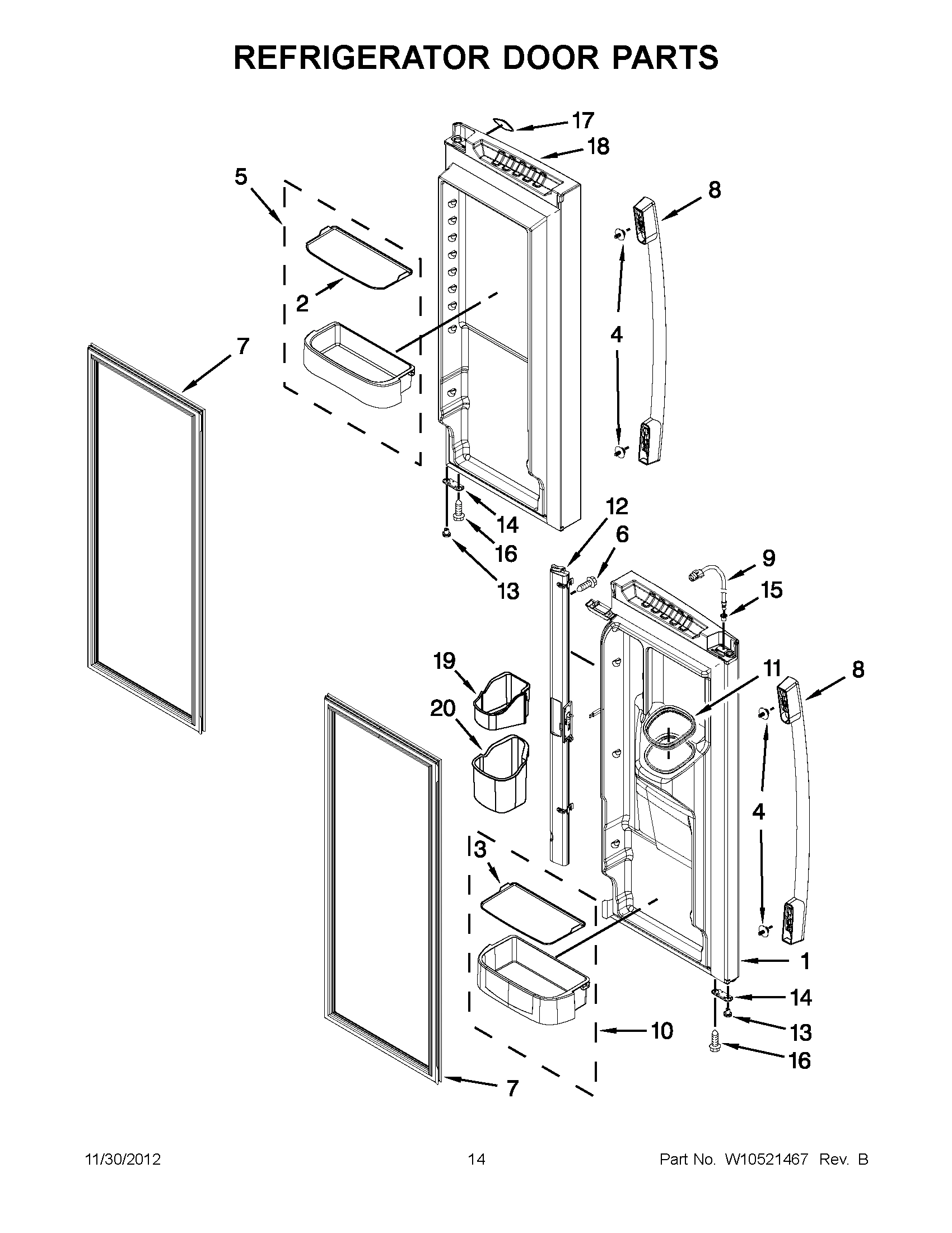 07 - REFRIGERATOR DOOR PARTS