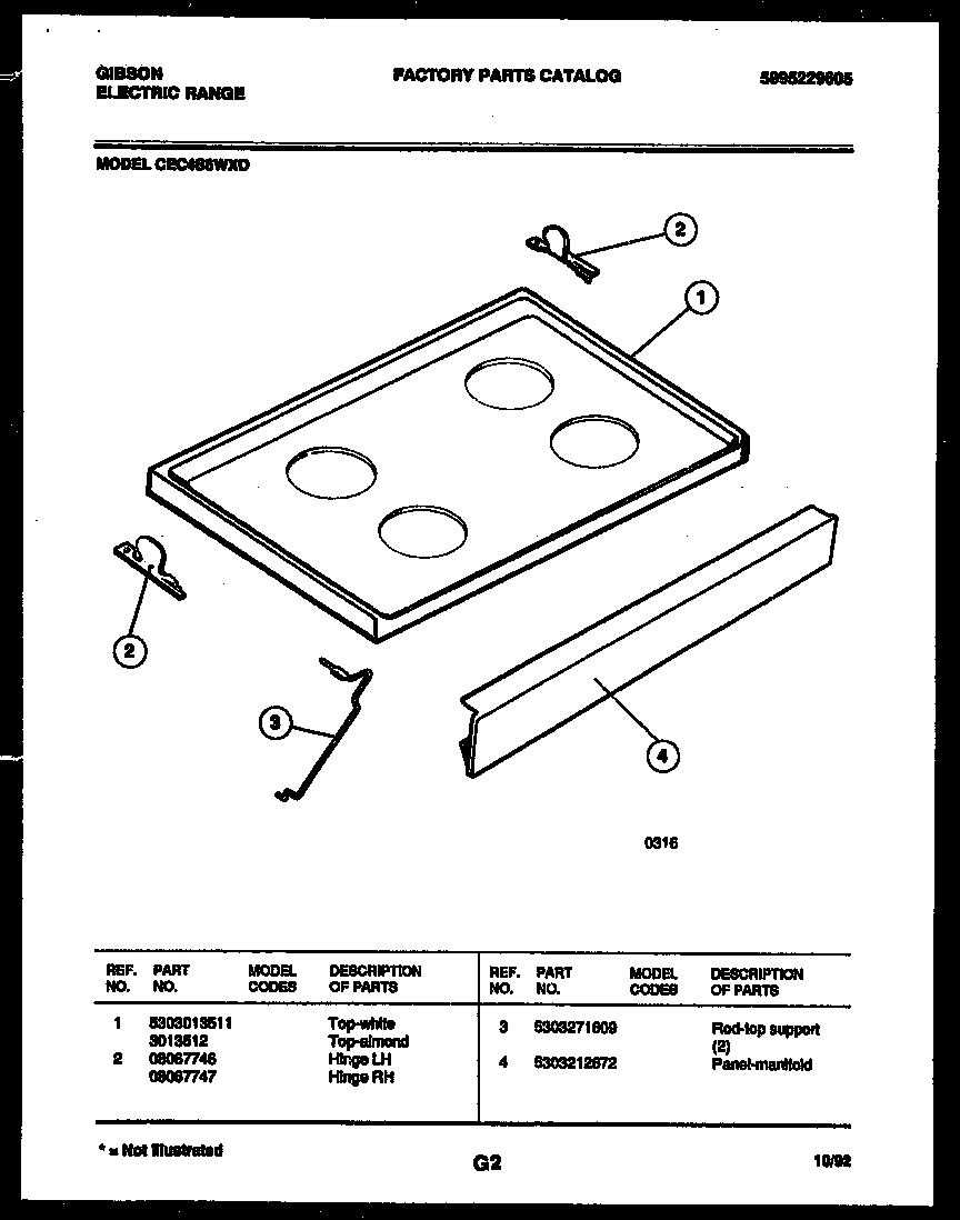 05 - COOKTOP PARTS