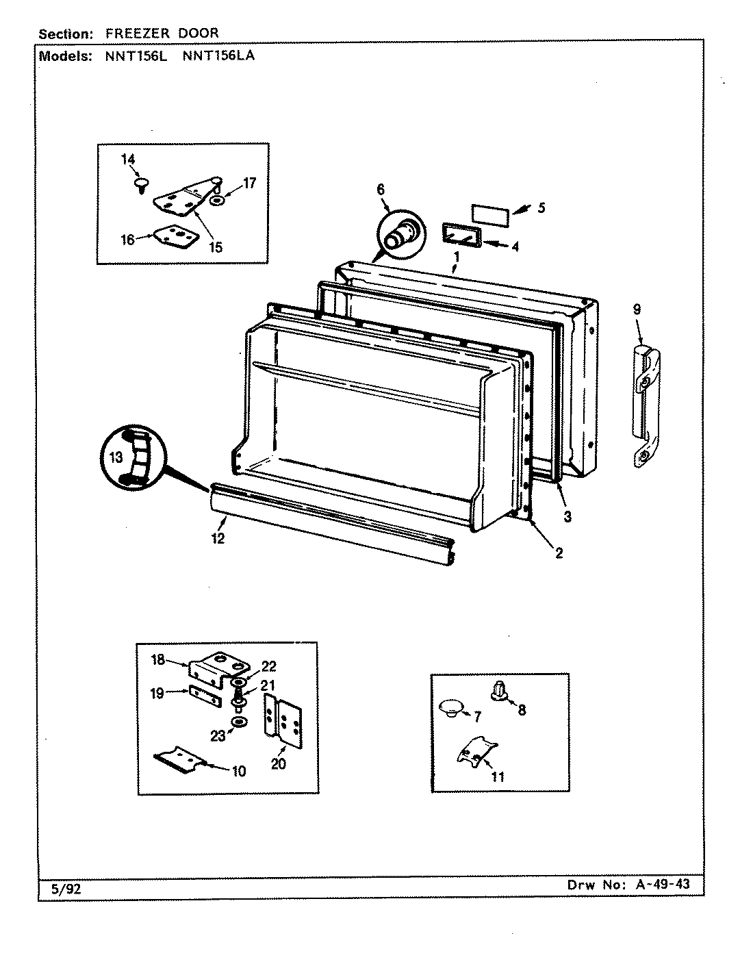 02 - FREEZER DOOR