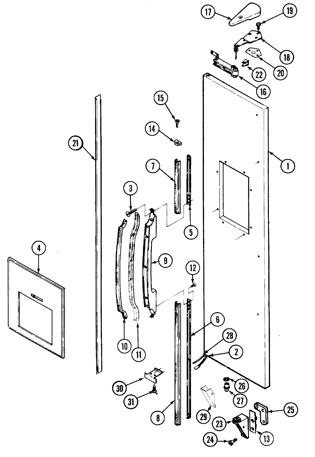 03 - FREEZER OUTER DOOR