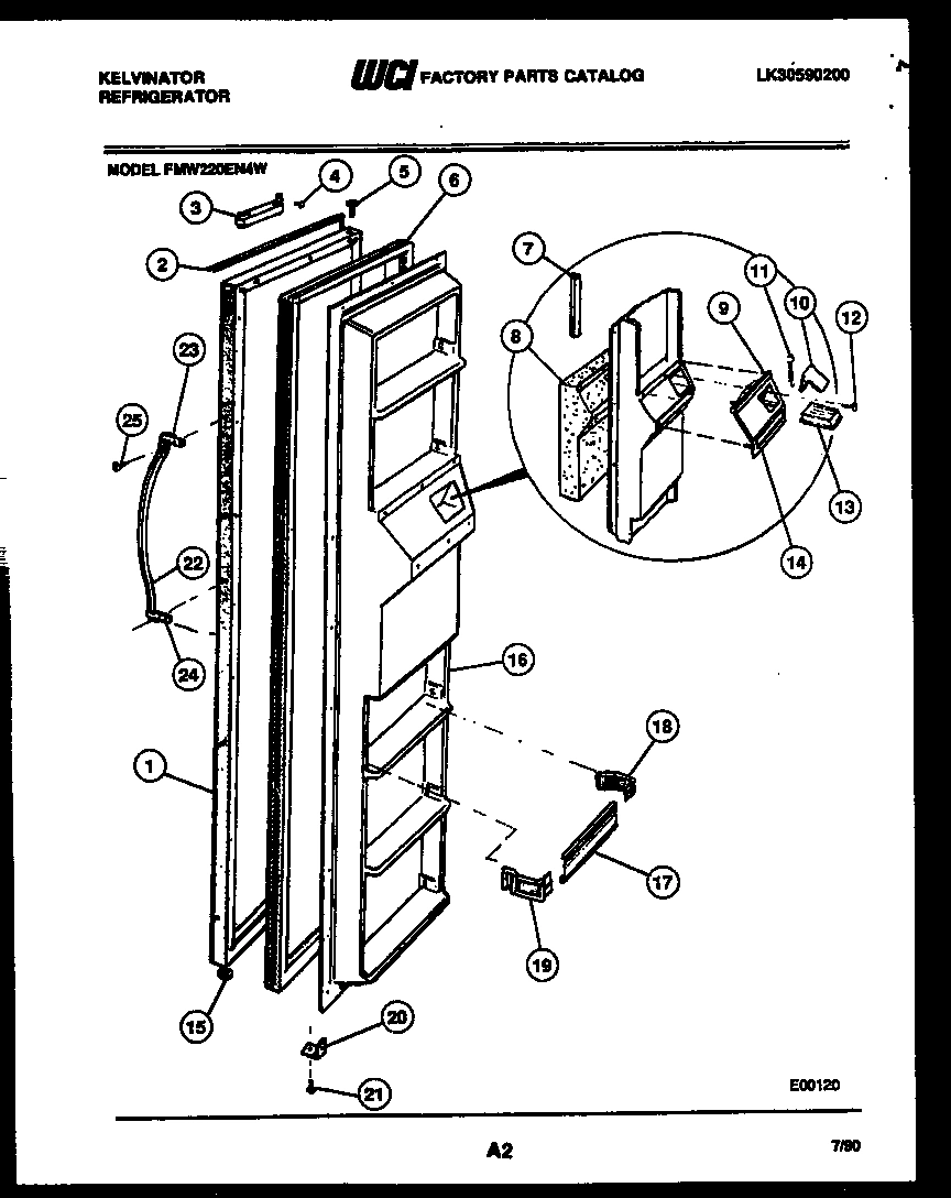 02 - FREEZER DOOR PARTS