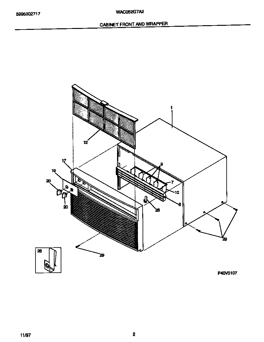 02 - CABINET  FRONT  AND  WRAPPER