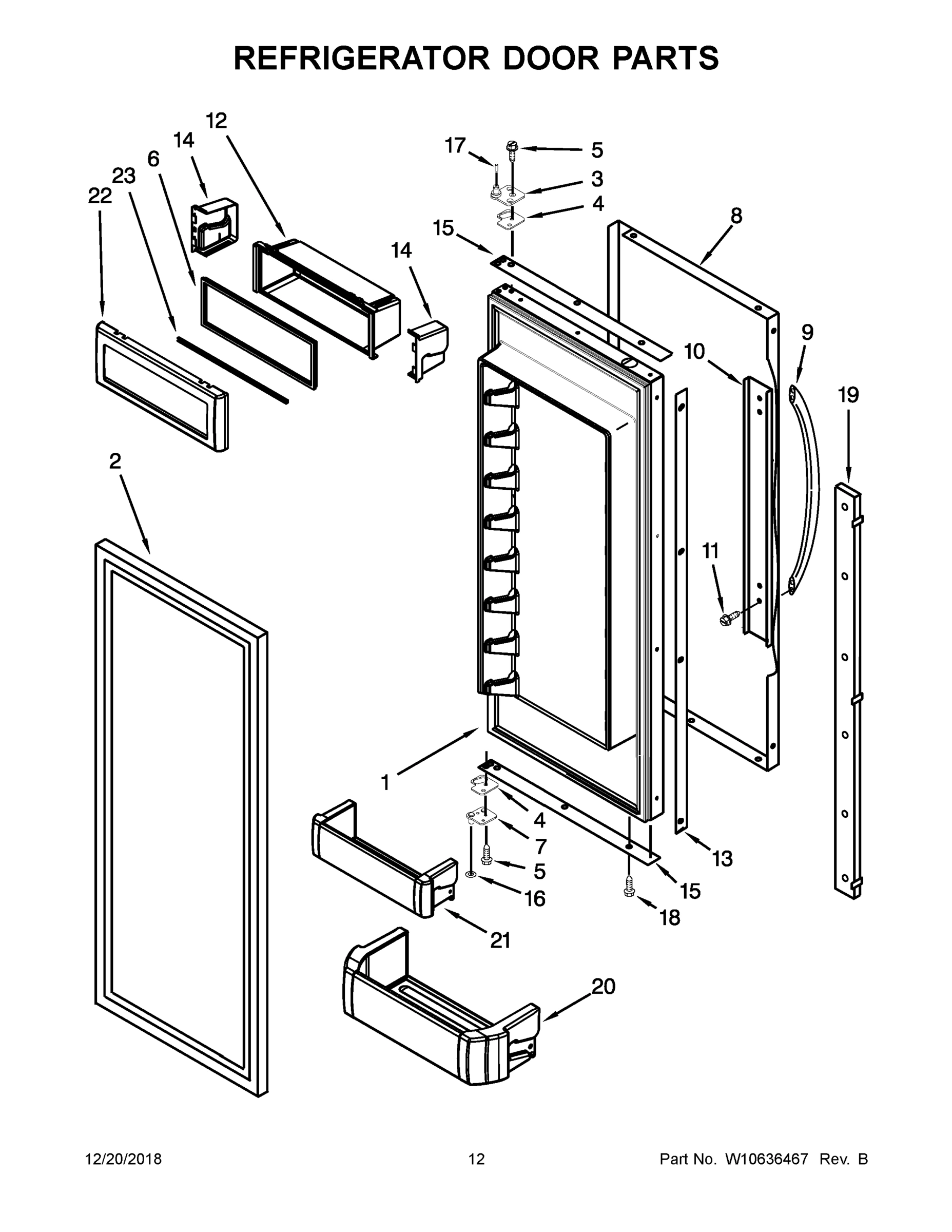 07 - REFRIGERATOR DOOR PARTS