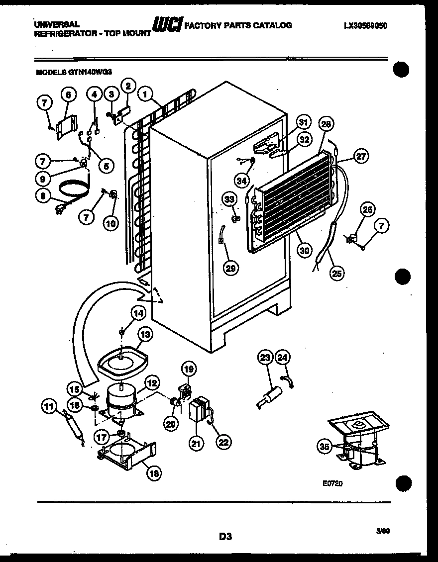 05 - SYSTEM AND AUTOMATIC DEFROST PARTS