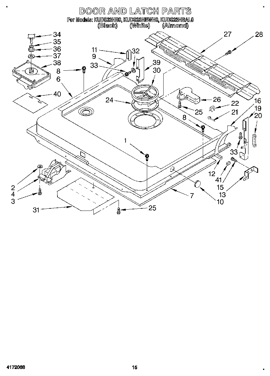 12 - DOOR AND LATCH