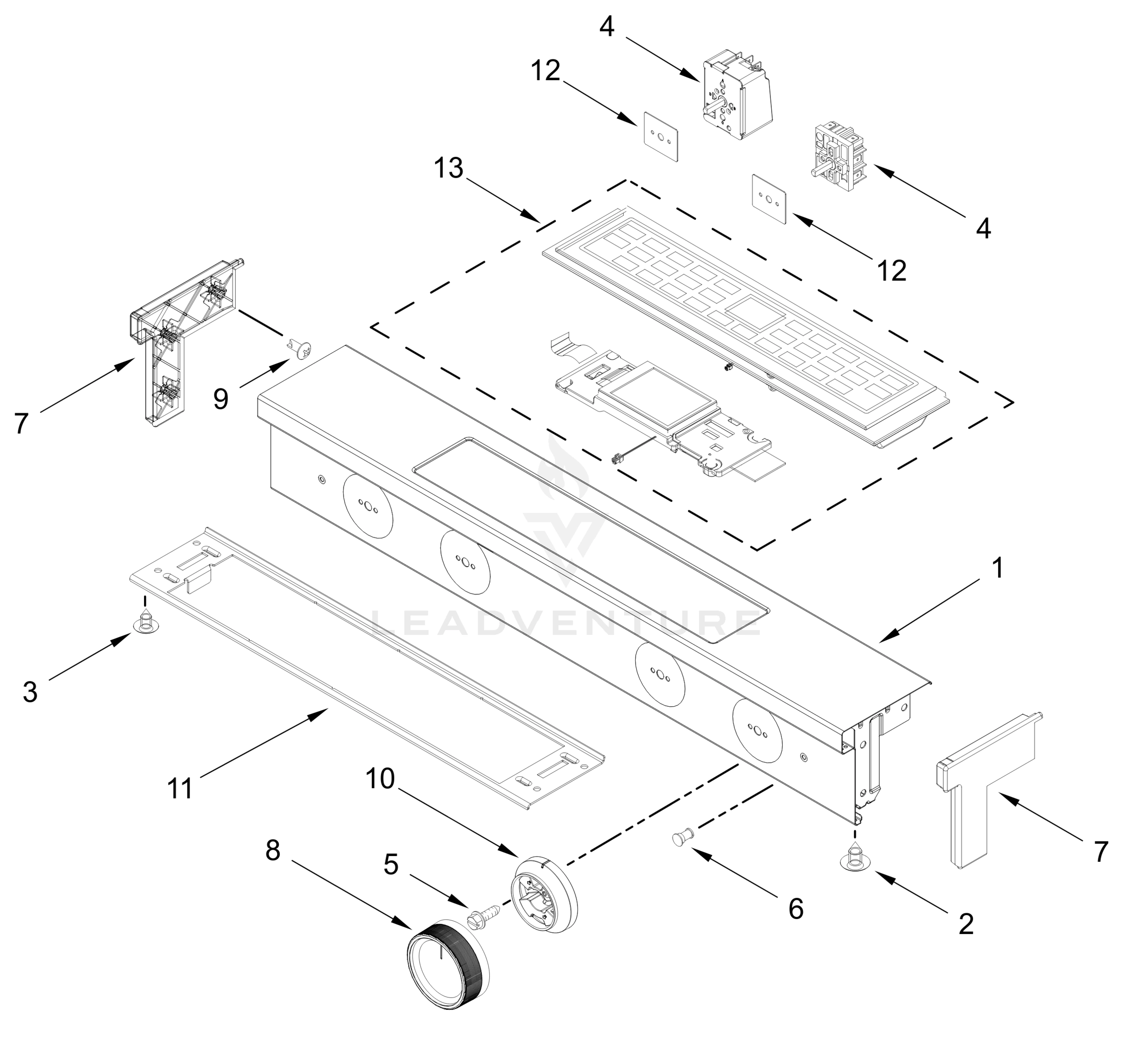CONTROL PANEL PARTS