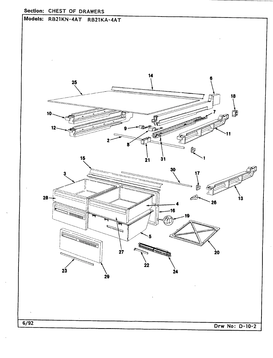 01 - CHEST OF DRAWERS
