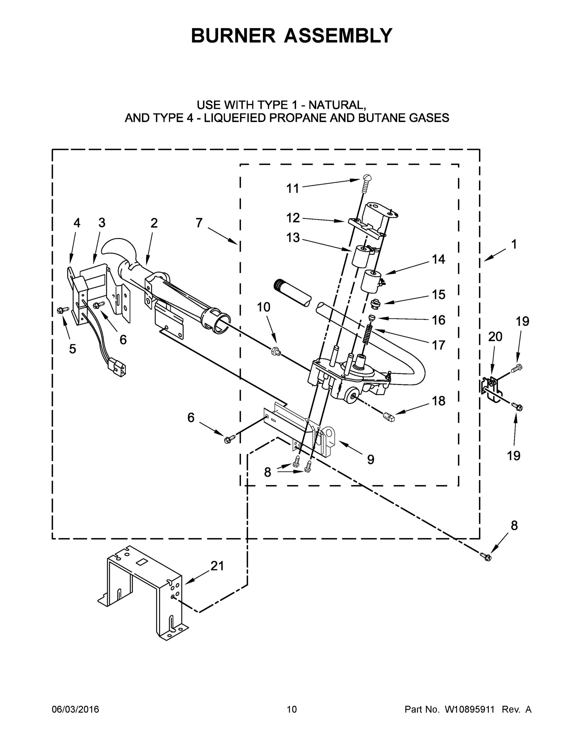 06 - BURNER ASSEMBLY