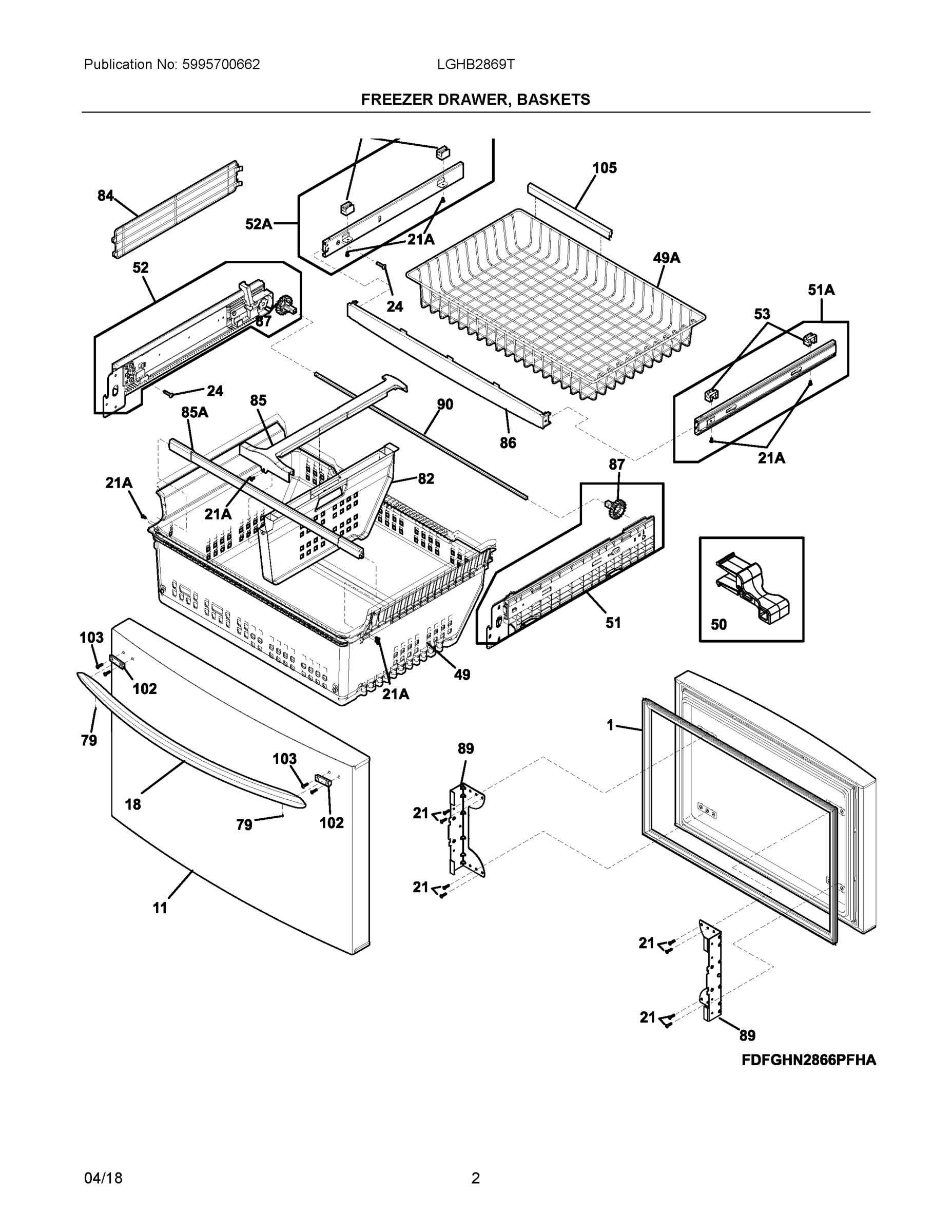 02 - FREEZER DRAWER, BASKETS