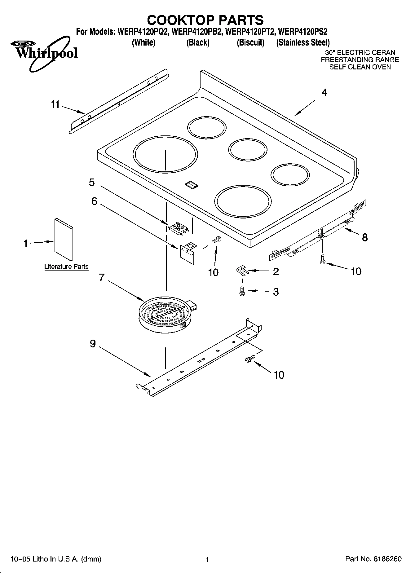 01 - COOKTOP PARTS
