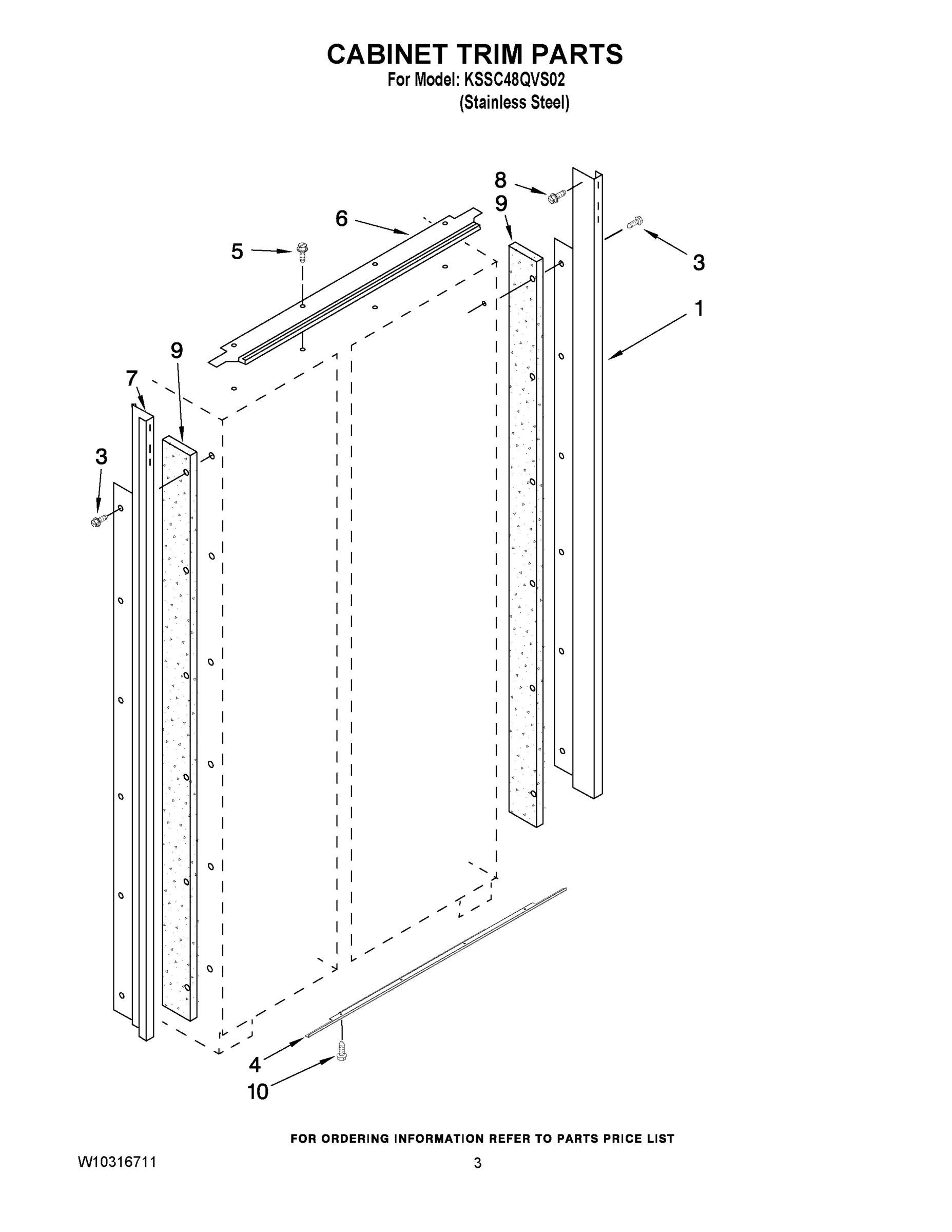 02 - CABINET TRIM PARTS