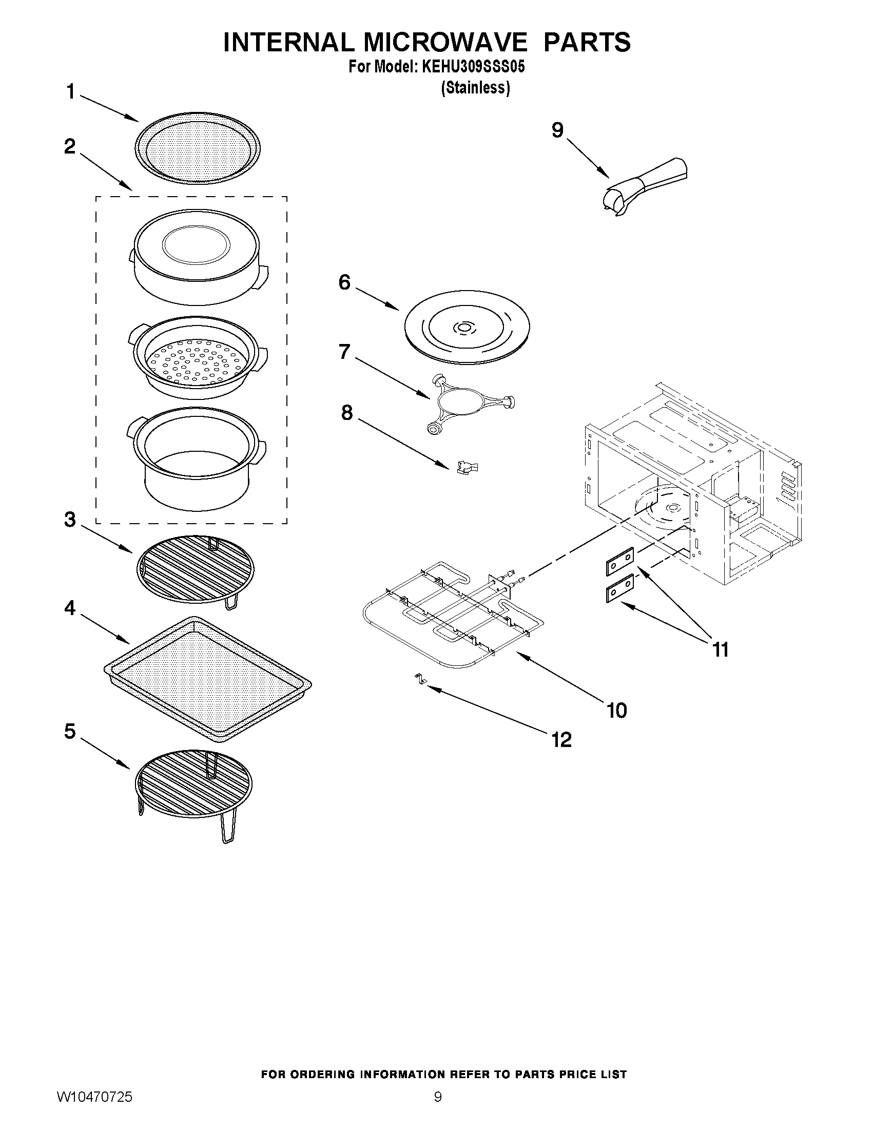 07 - INTERNAL MICROWAVE PARTS