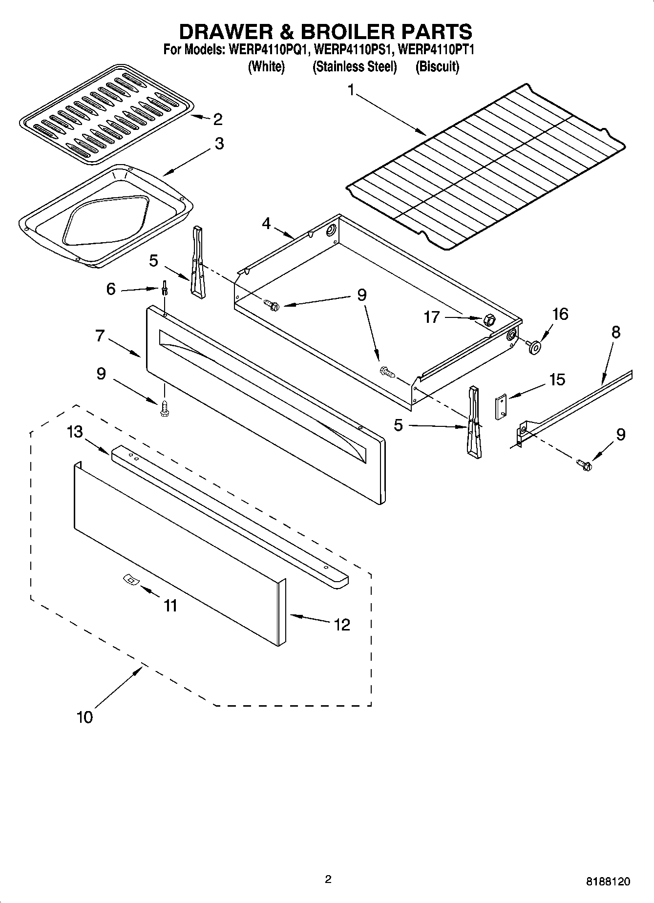 02 - DRAWER & BROILER PARTS