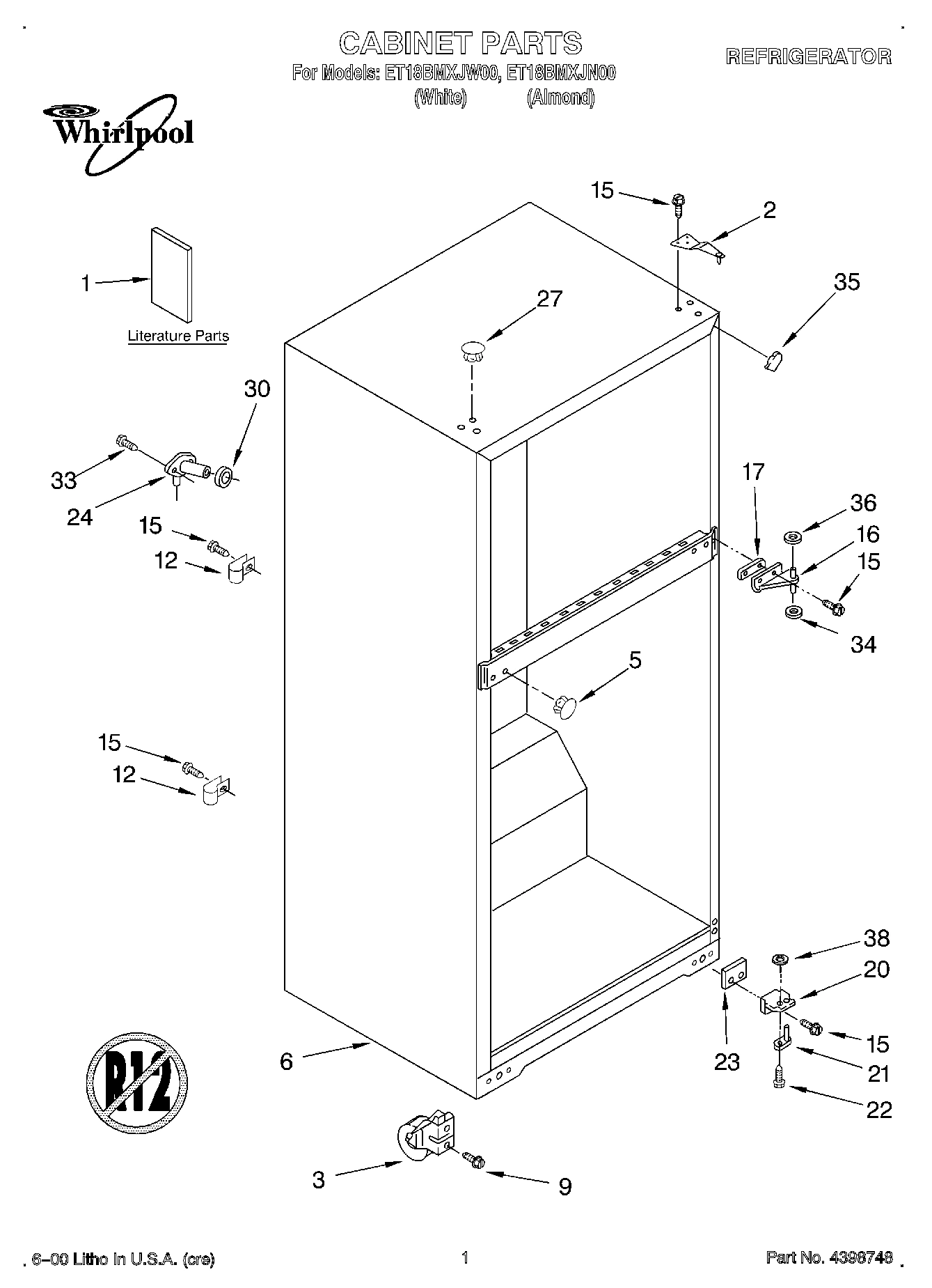 01 - CABINET, LITERATURE