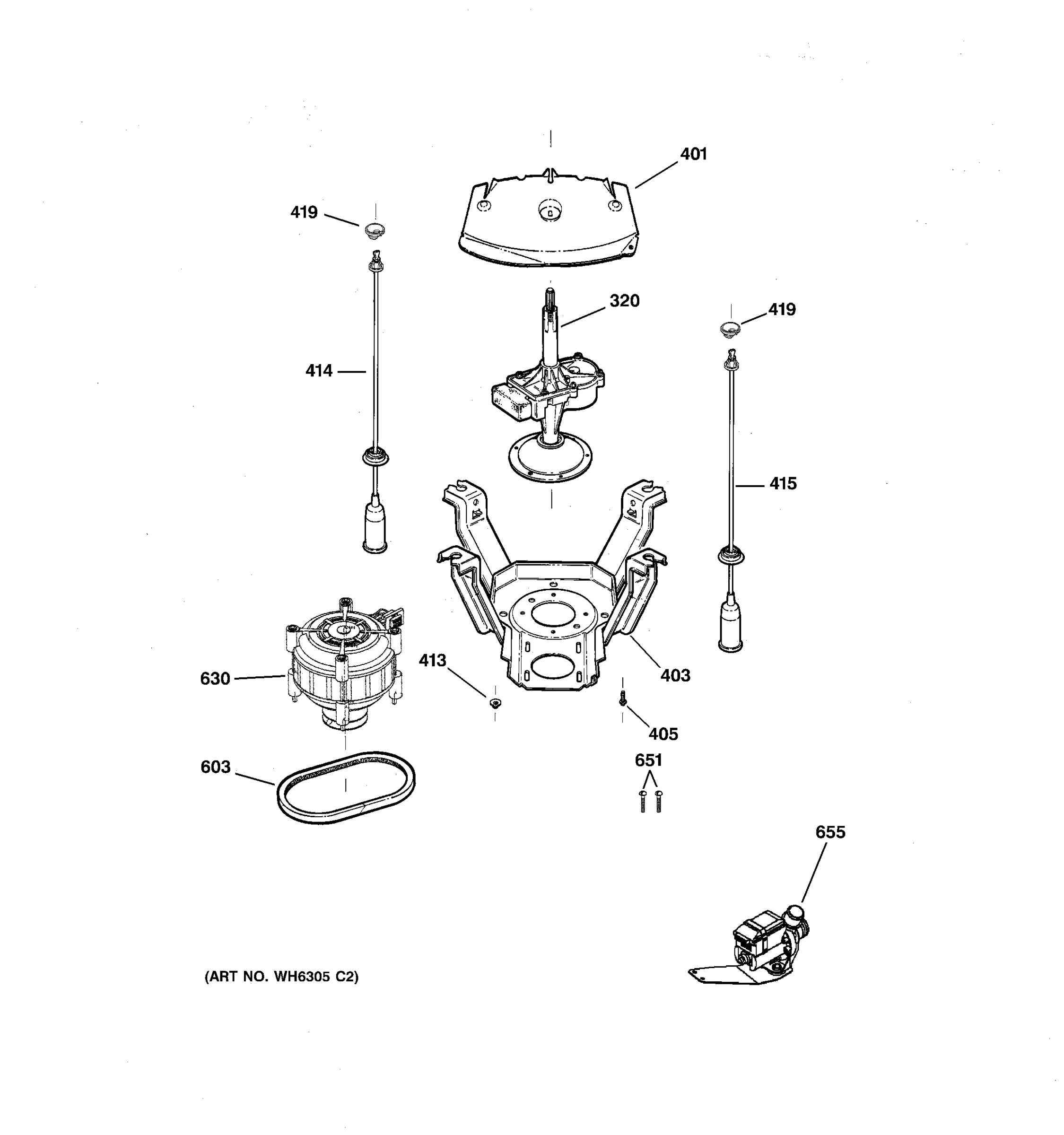 SUSPENSION, PUMP & DRIVE COMPONENTS
