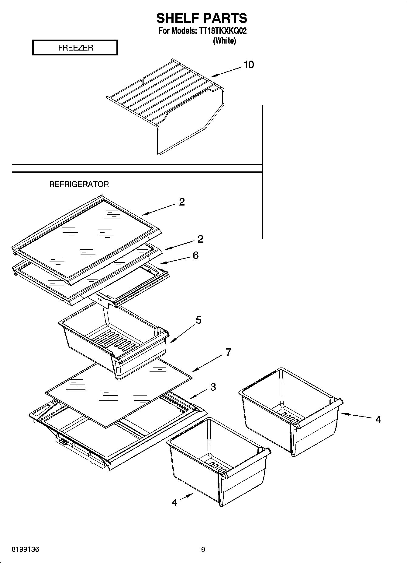 05 - SHELF PARTS, OPTIONAL PARTS