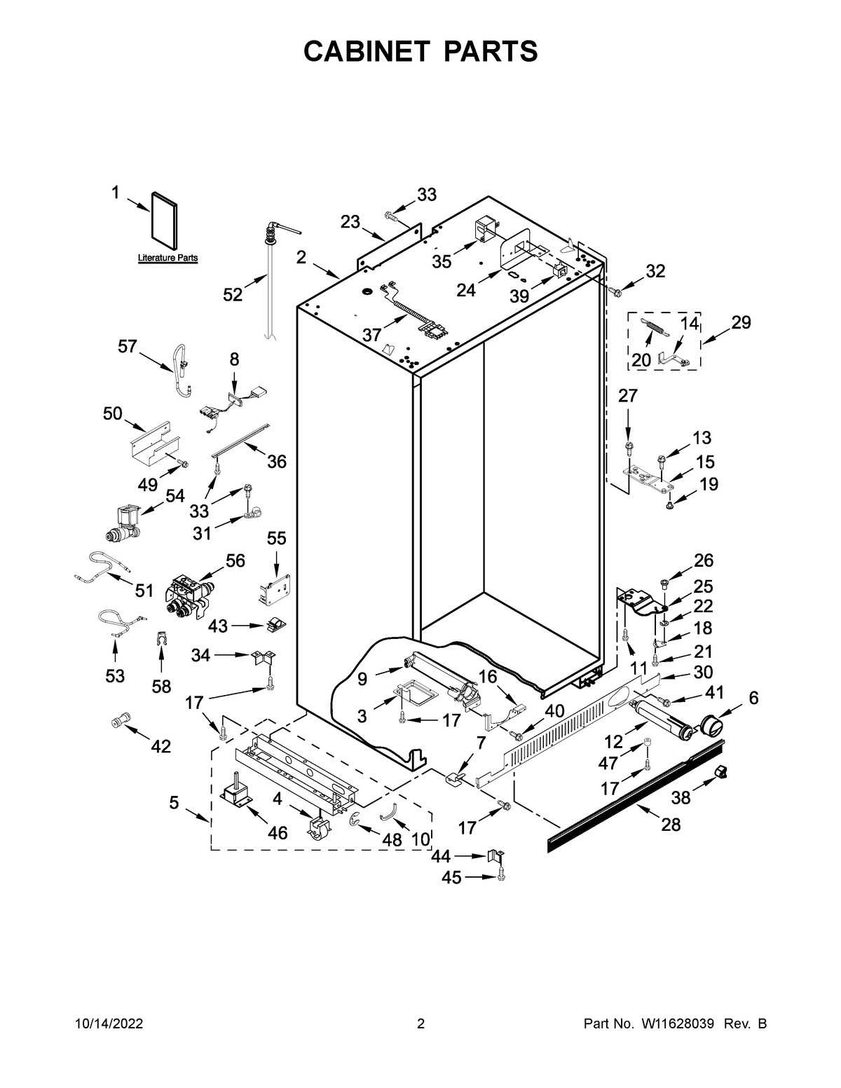 02 - CABINET PARTS