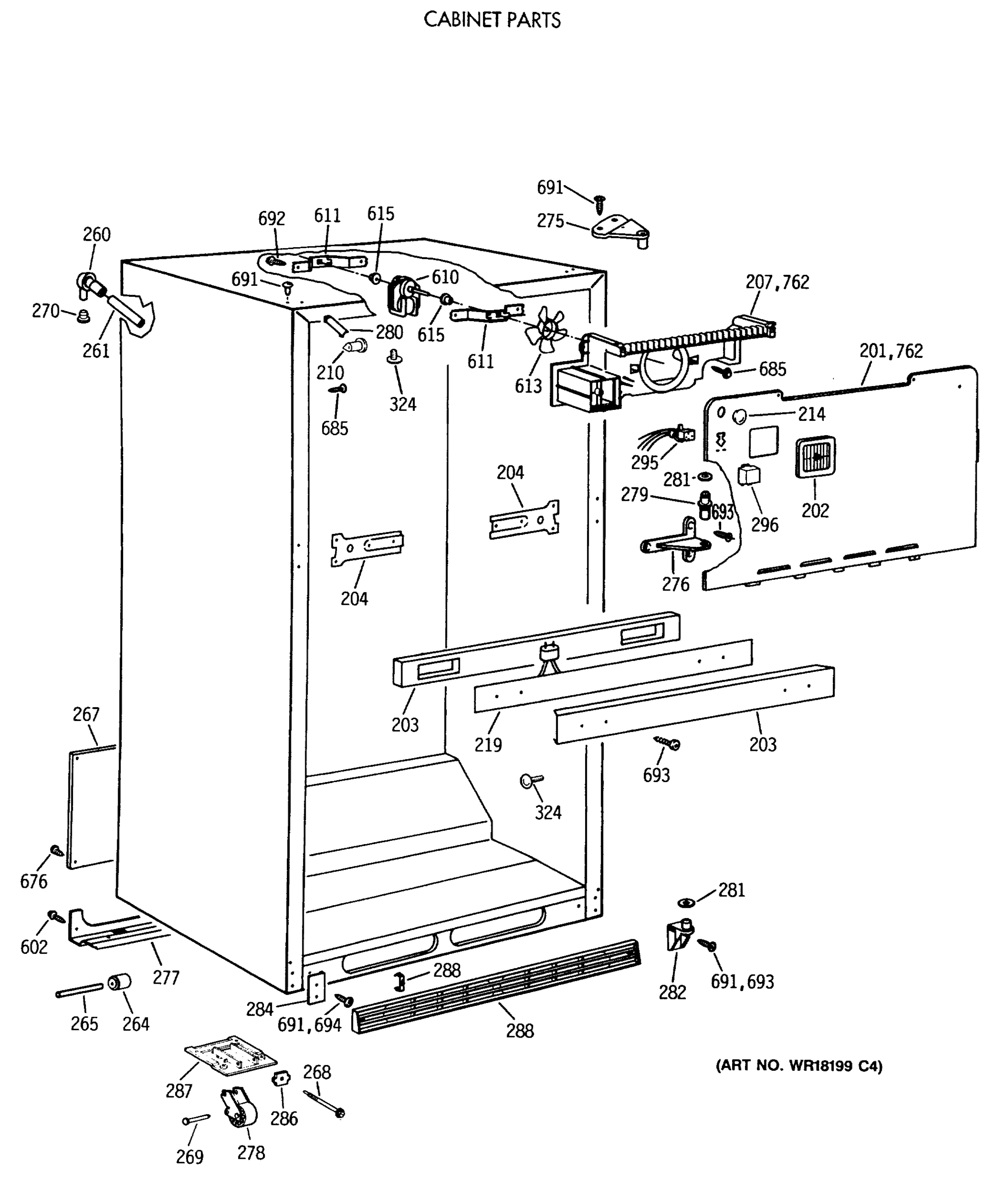 CABINET PARTS