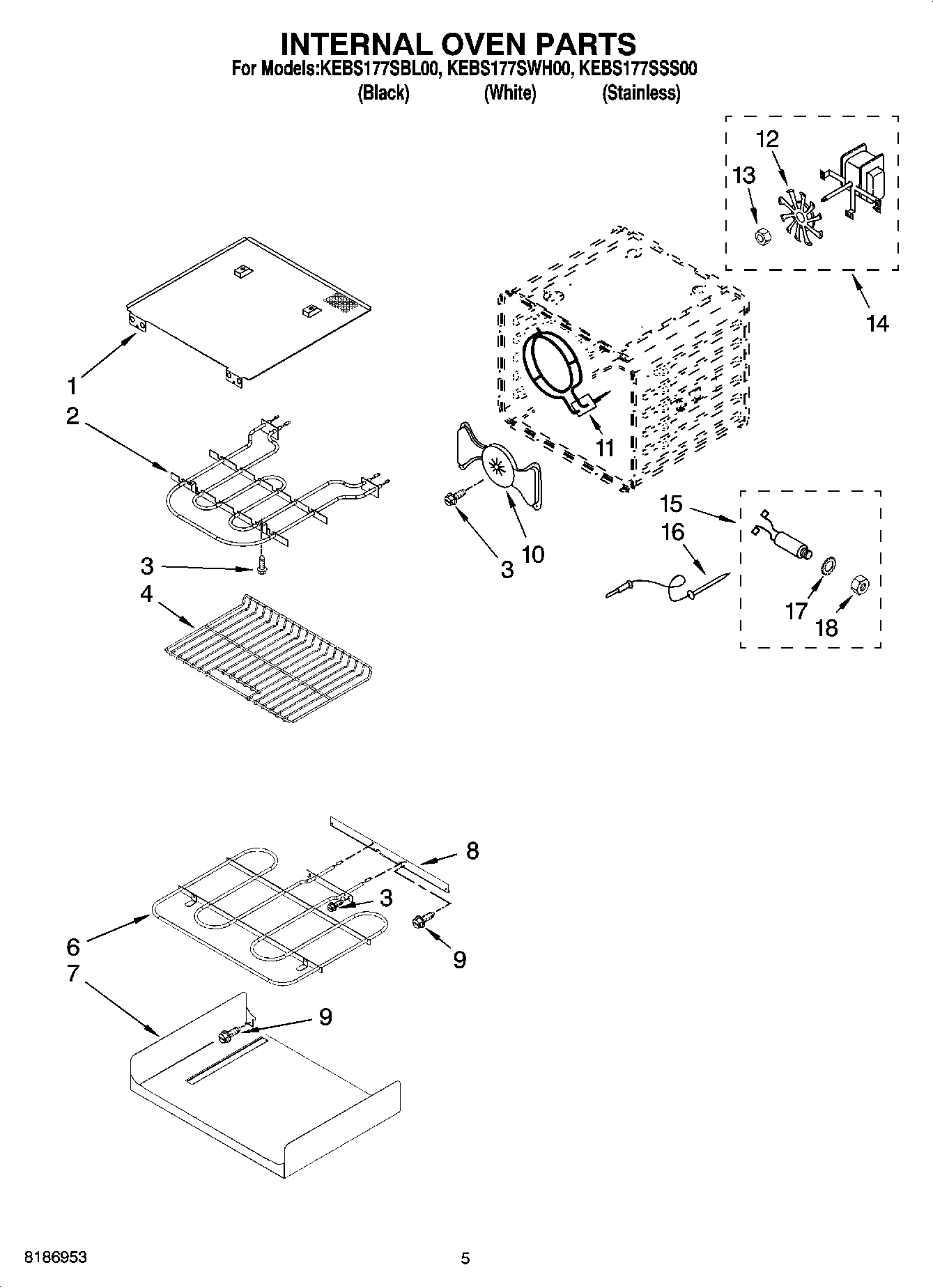 04 - INTERNAL OVEN PARTS