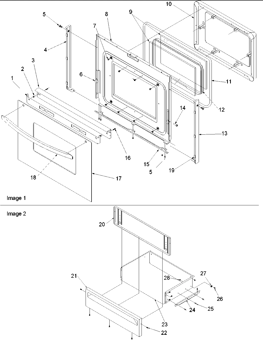 04 - Oven Door and Storage Door