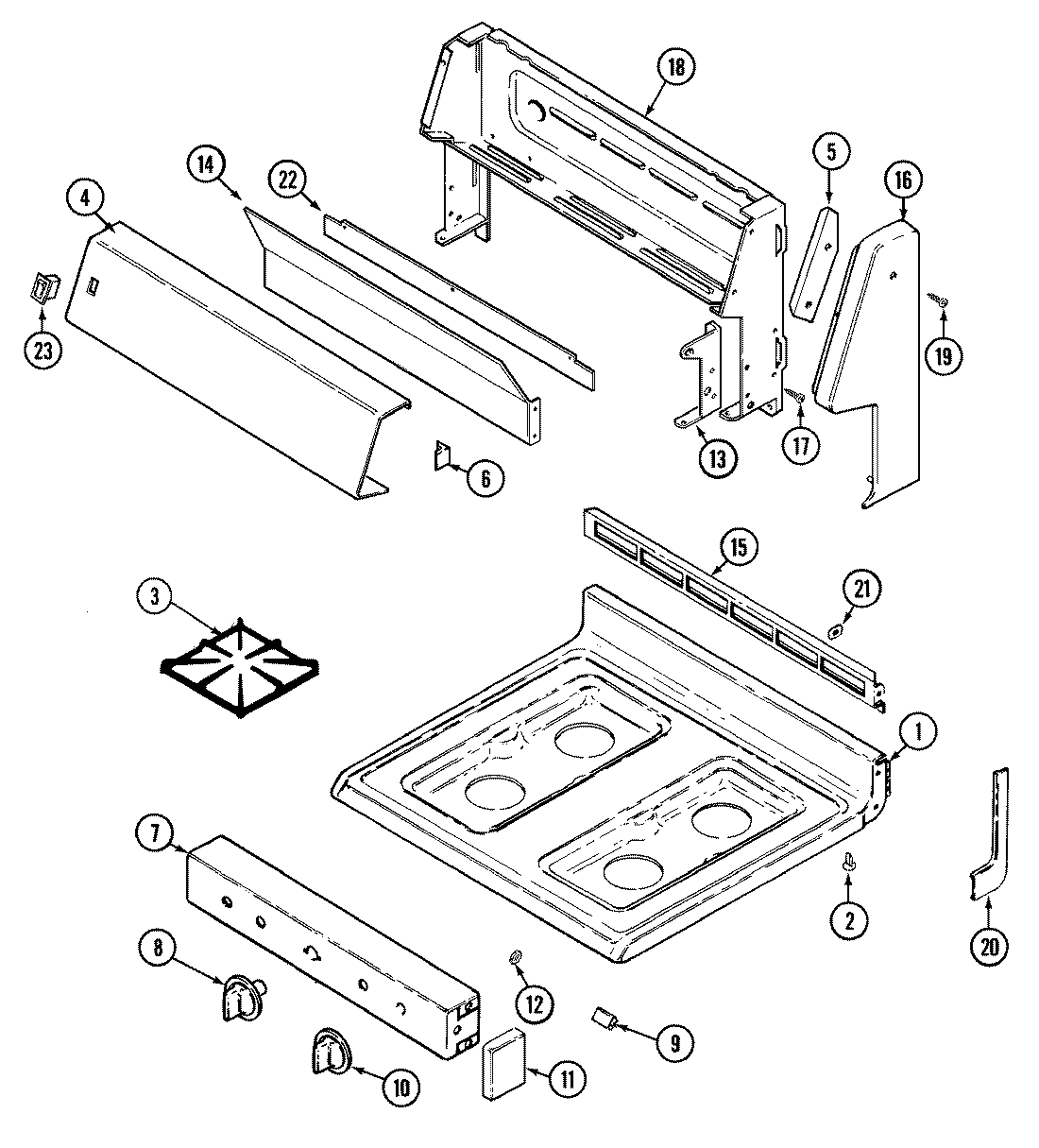 04 - TOP ASSY./CONTROL PANEL