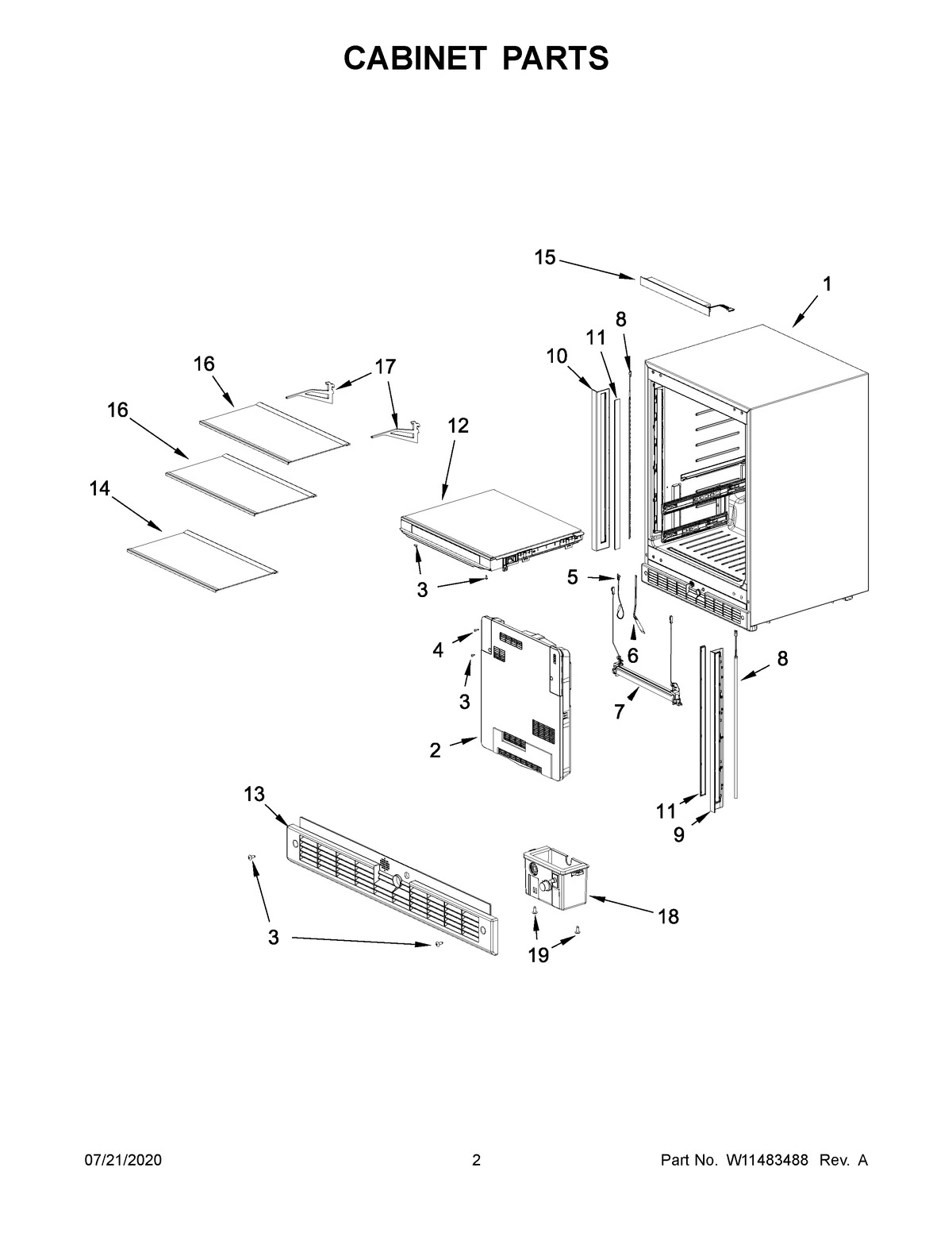 02 - CABINET PARTS