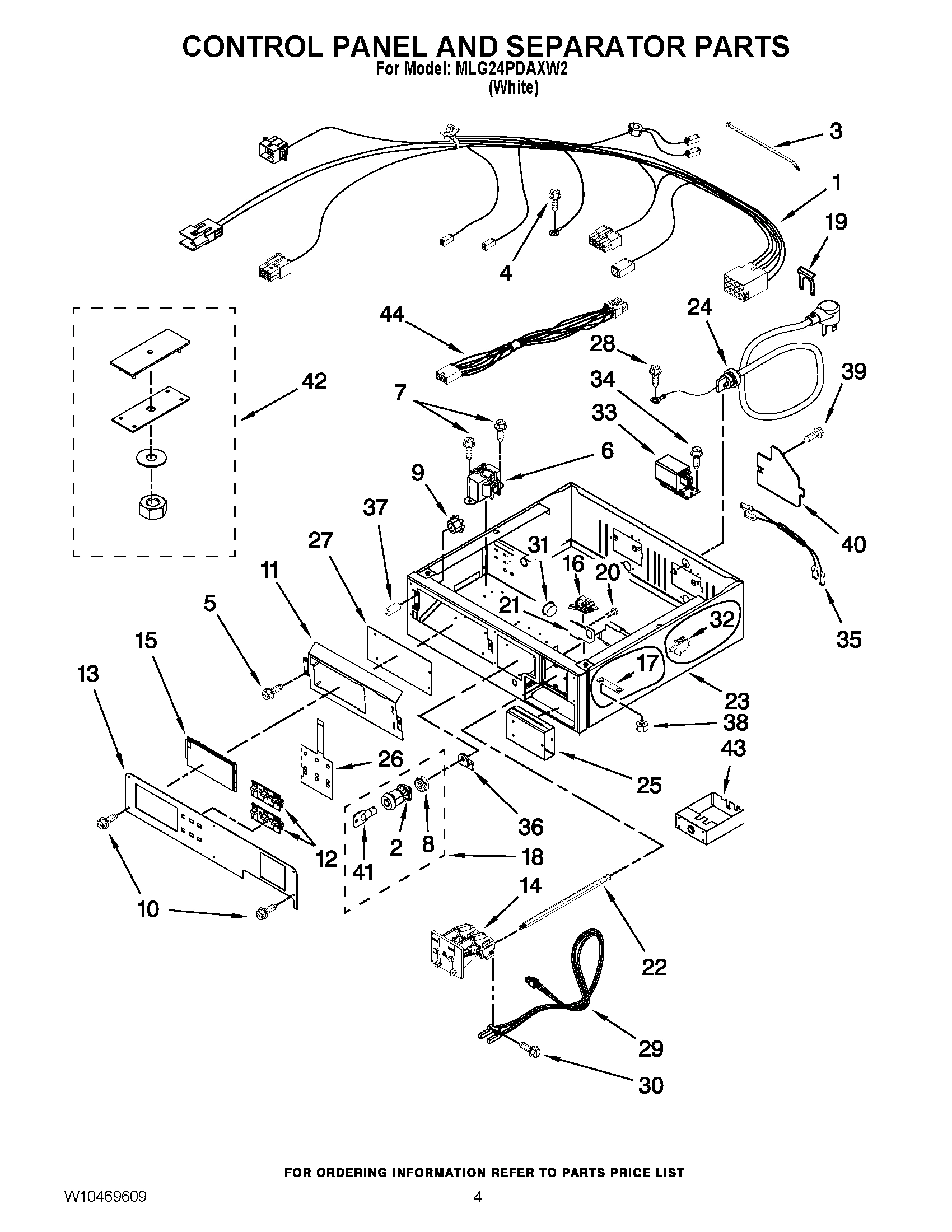02 - CONTROL PANEL AND SEPARATOR PARTS