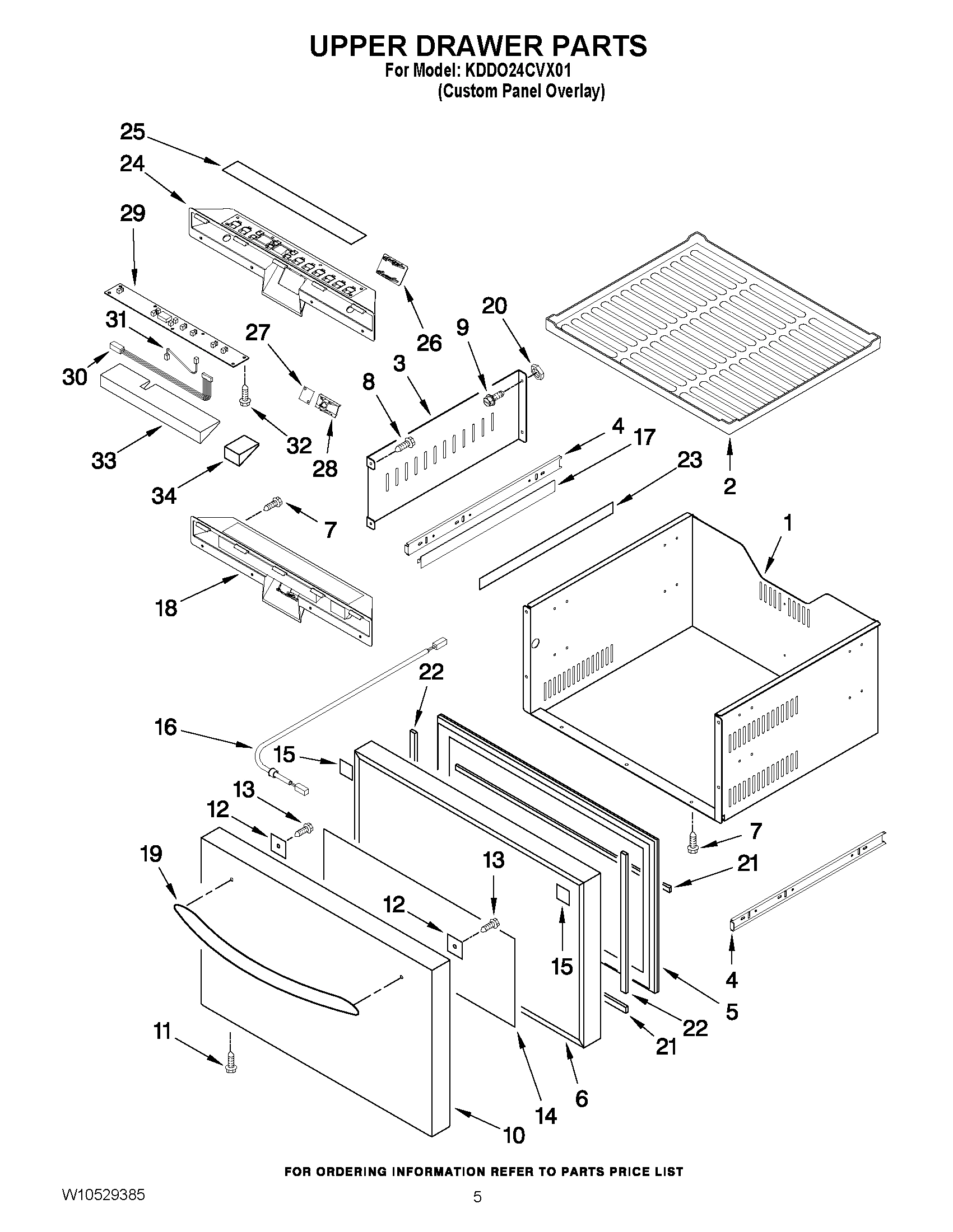 03 - UPPER DRAWER PARTS