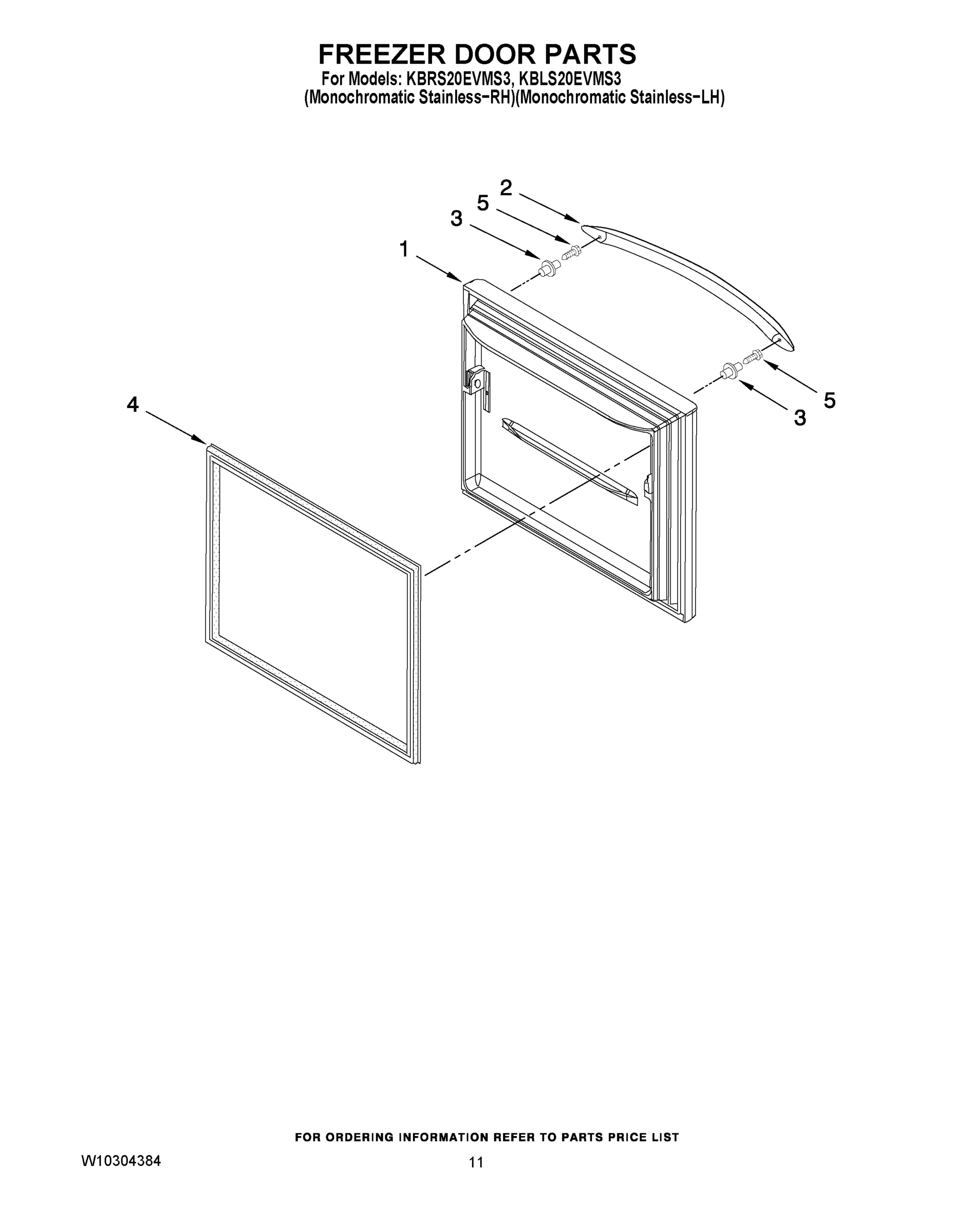 06 - FREEZER DOOR PARTS