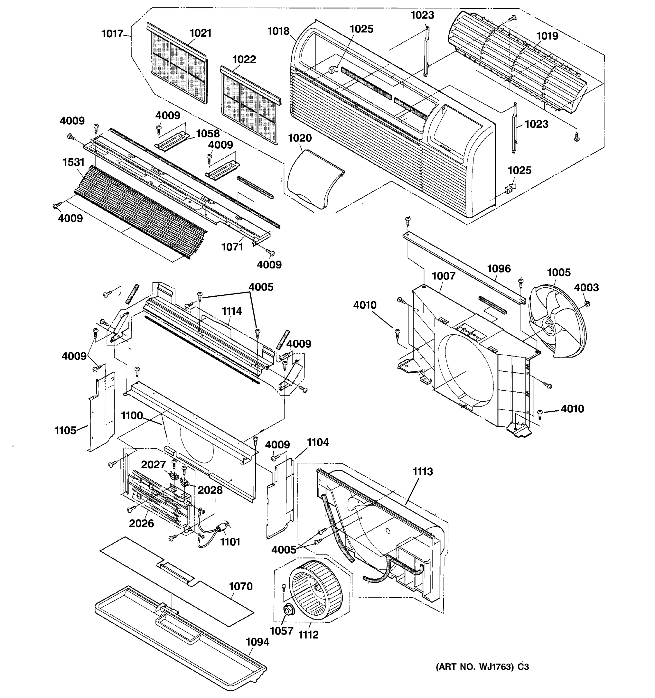 GRILLE & AIR MOVING PARTS