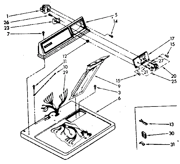 TOP AND CONSOLE PARTS