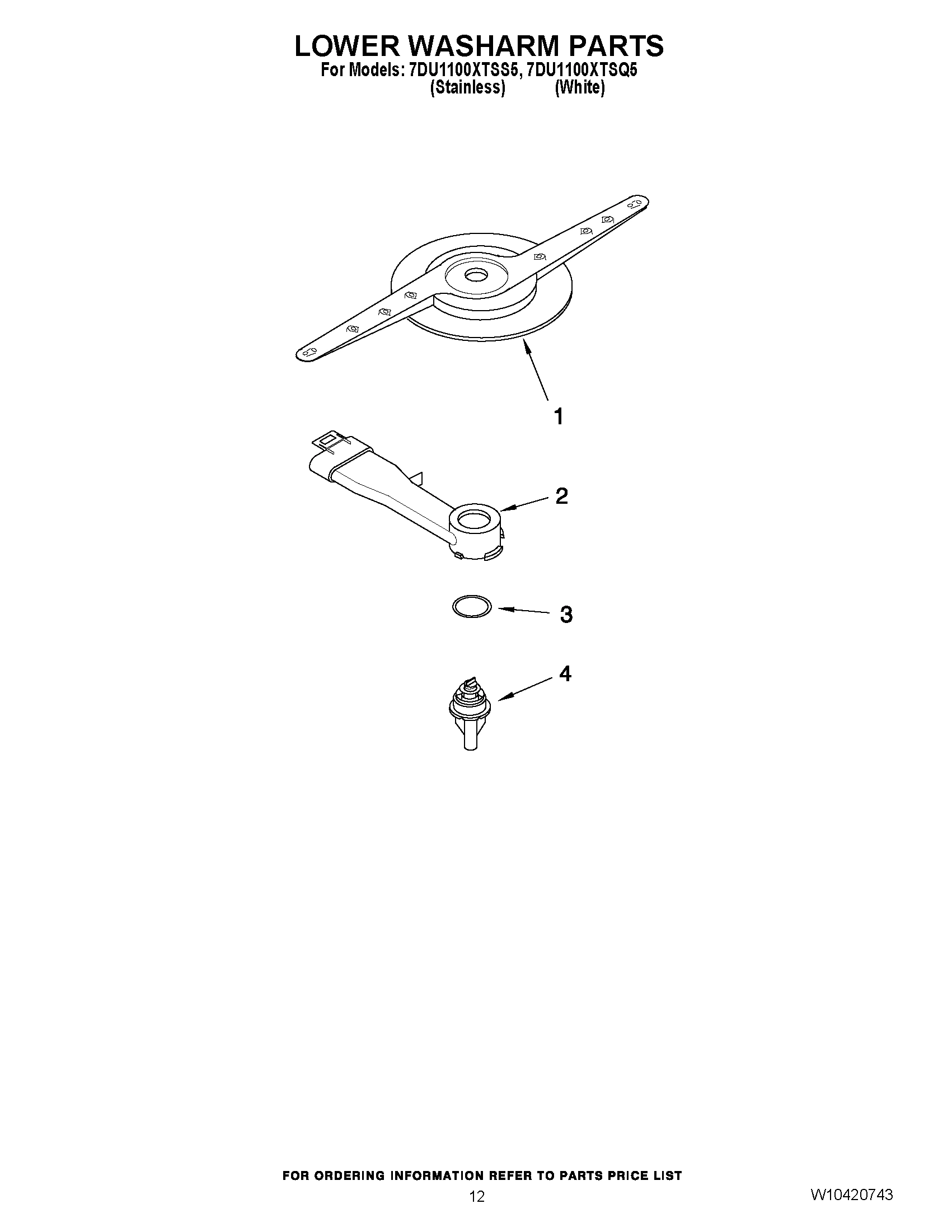 10 - LOWER WASHARM PARTS