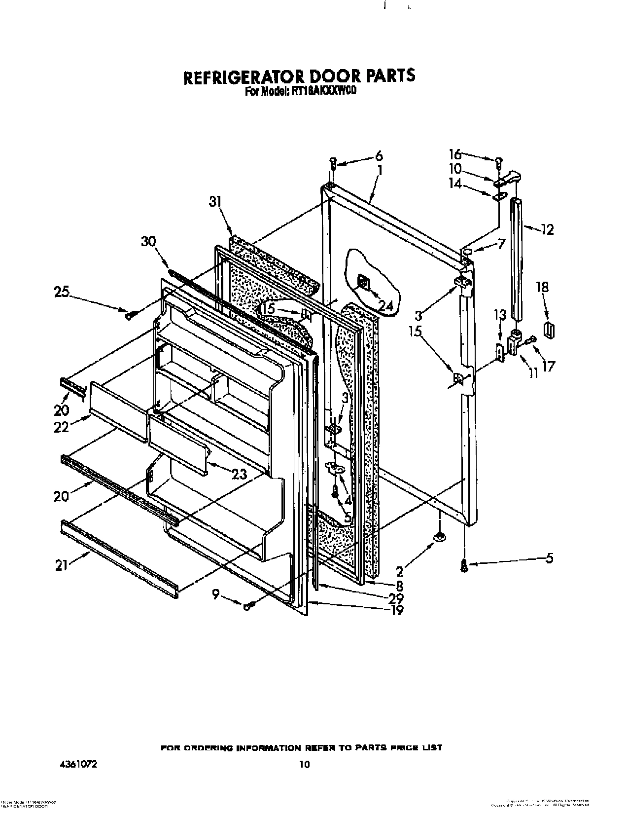 08 - REFRIGERATOR DOOR, LIT/OPTIONAL